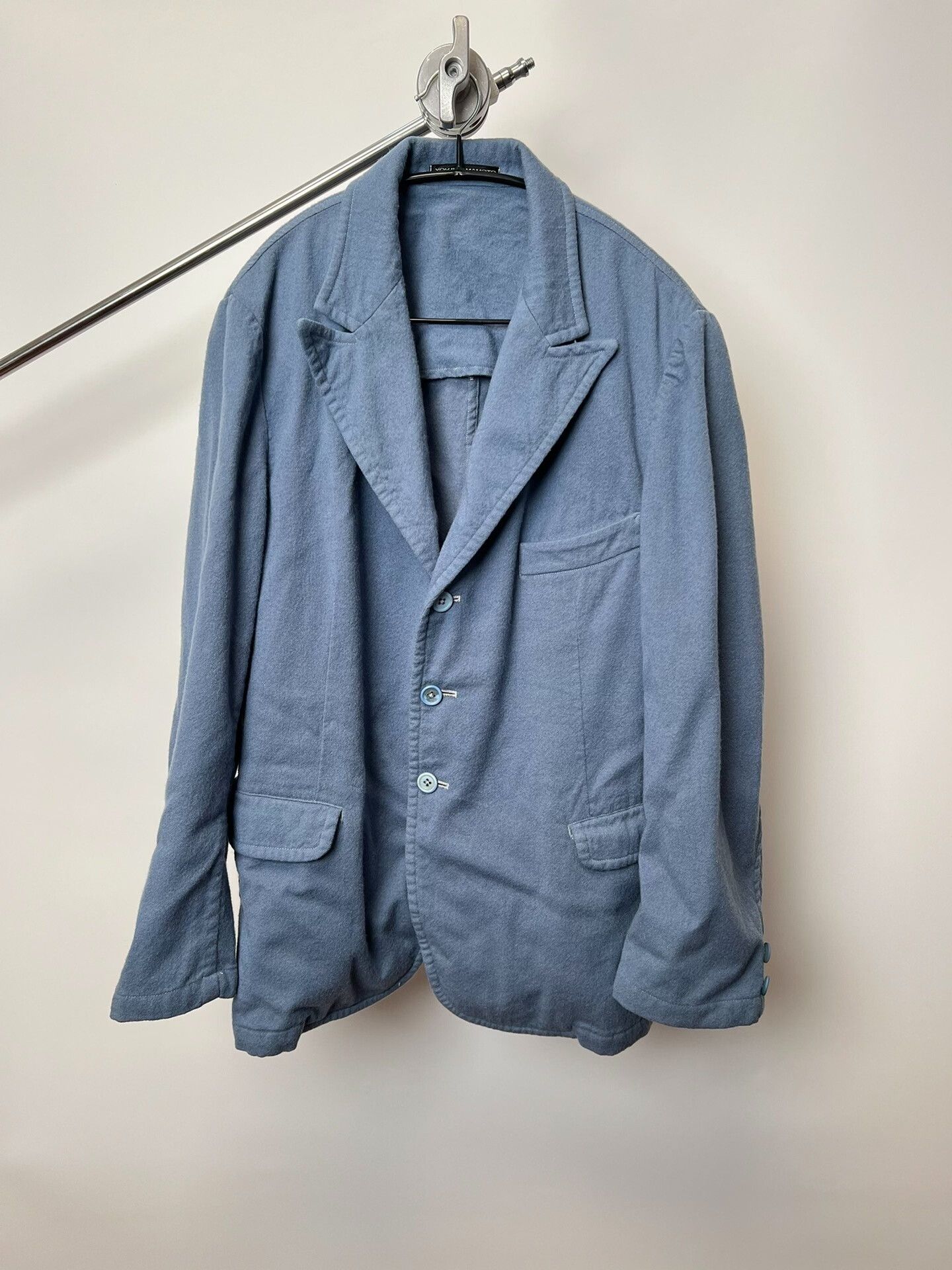 Yohji Yamamoto Yohji Yamamoto Men's Wool Suit Jacket Size US L / EU 52-54 / 3 - 1 Thumbnail