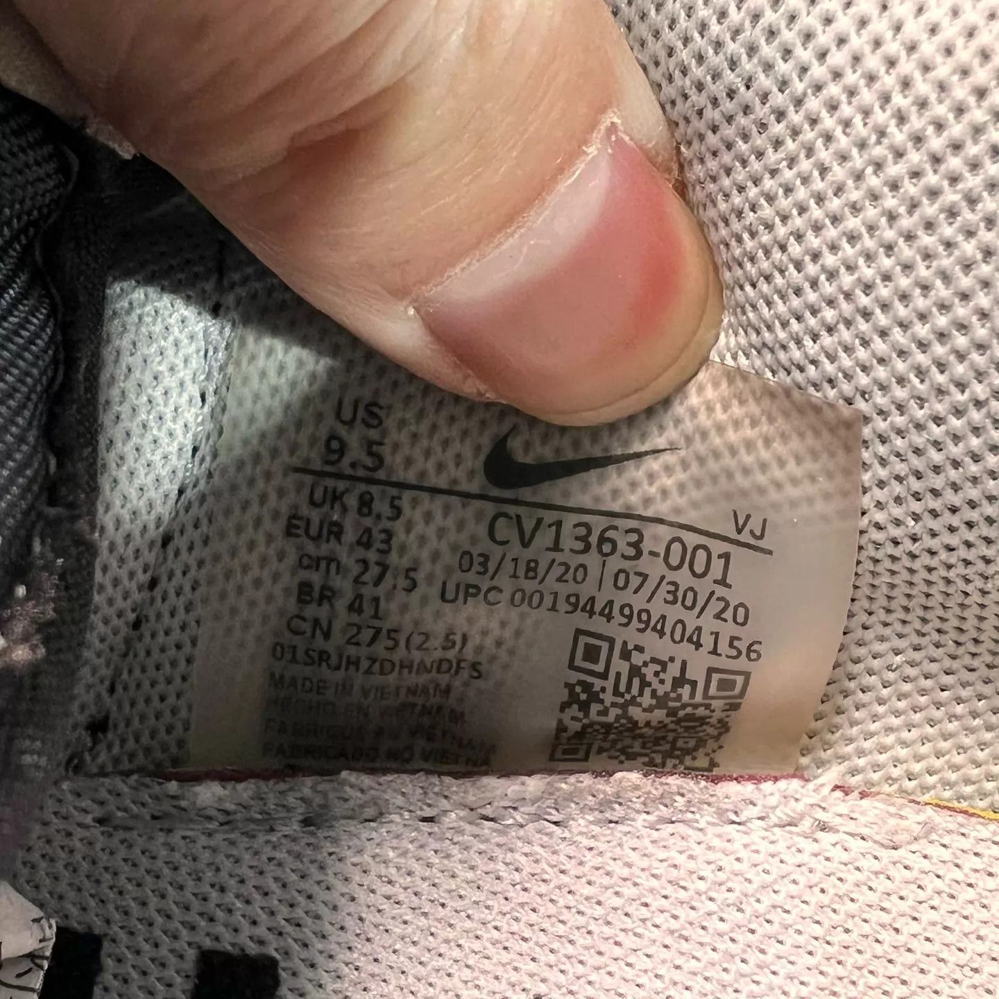 Nike Nike x sacai Vaporwaffle 2.0 Black/White 43 97New OG Size US 10 / EU 43 - 7 Thumbnail