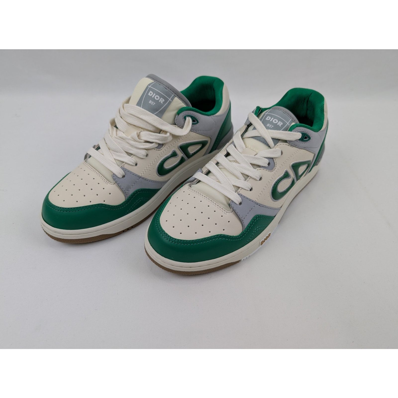 Dior o1rshd1 M-B57 LT Calf Sneakers in Grey/Green Size US 8 / EU 41 - 8 Thumbnail