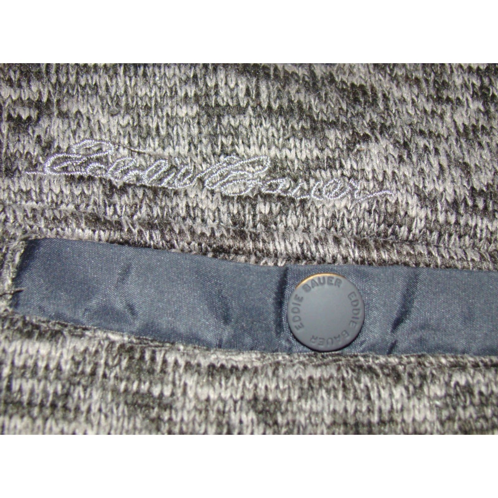Eddie Bauer Eddie Bauer Mens Small 1/4 Zip Mock Neck Gray Fleece Sweater Size US S / EU 44-46 / 1 - 3 Thumbnail