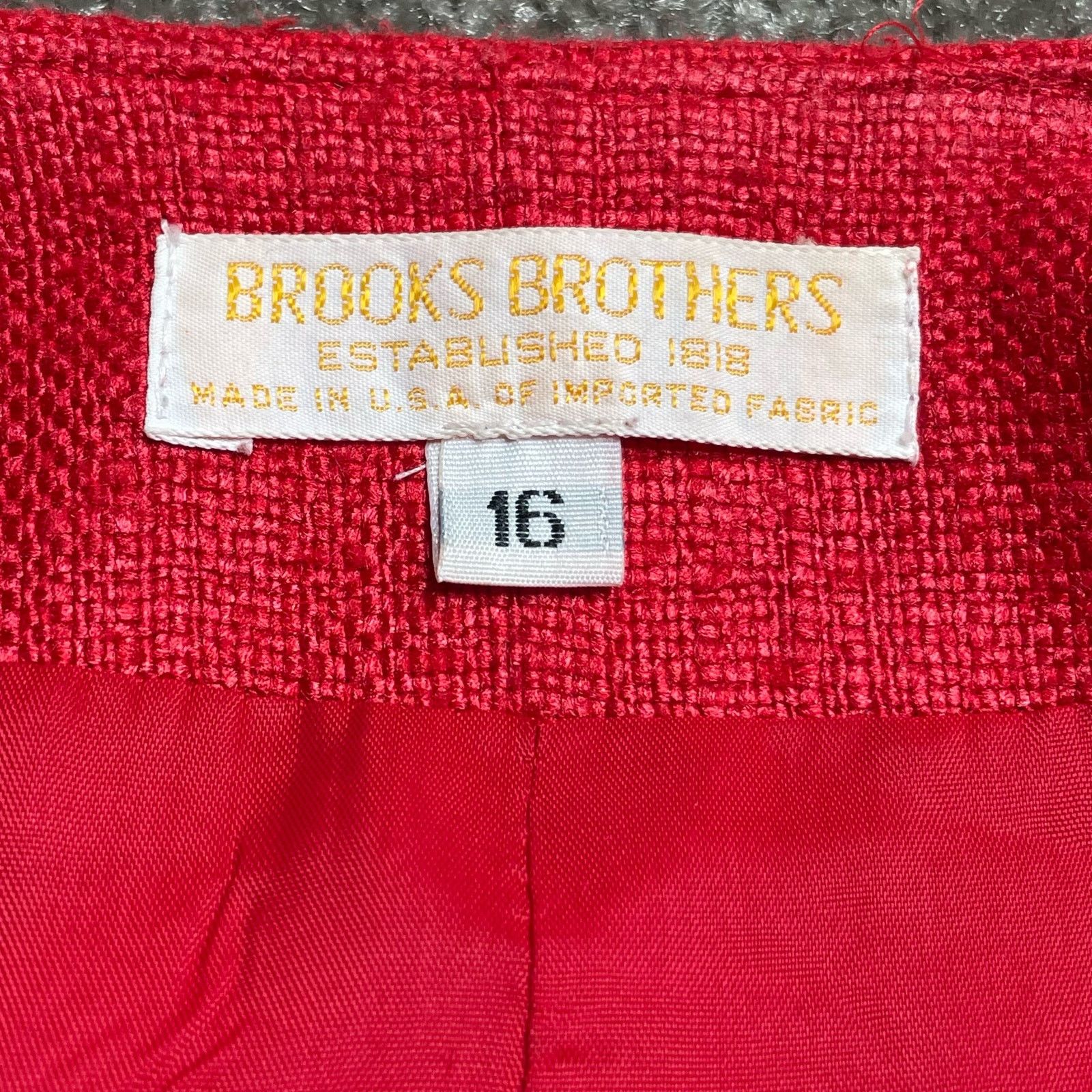 Brooks Brothers Vintage Brooks Brothers Silk Tweed Jacket Size XL / US 12-14 / IT 48-50 - 2 Thumbnail