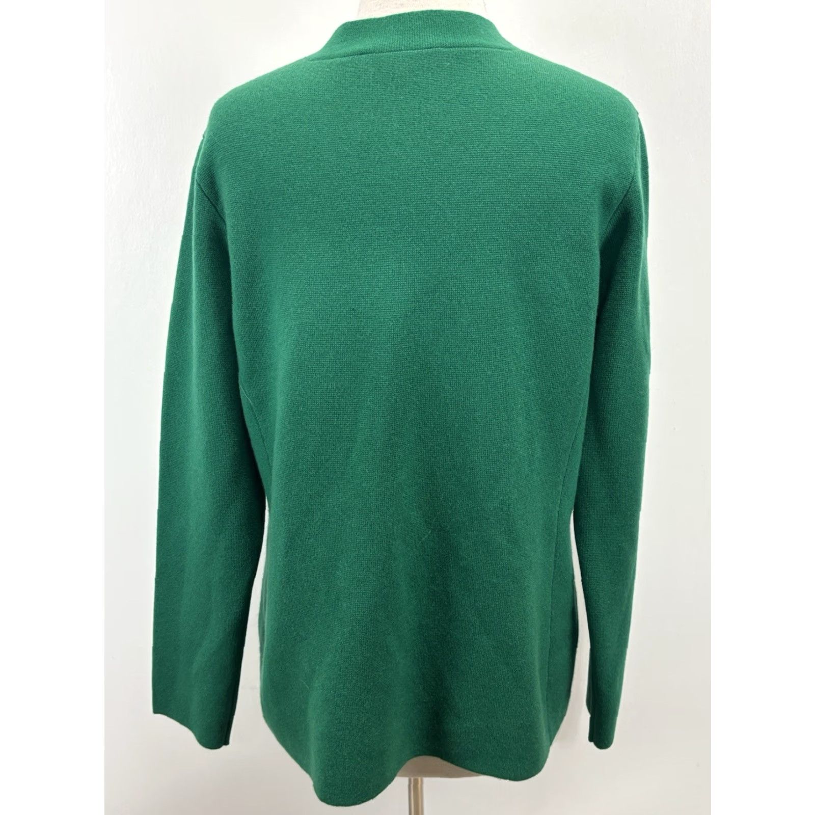 Vintage Barbara Lohmann Cardigan Sweater 2 Pc Cashmere Twin Set Women EU 46 US 16 Green Mens? Size XXL / US 16-18 / IT 52-54 - 7 Thumbnail