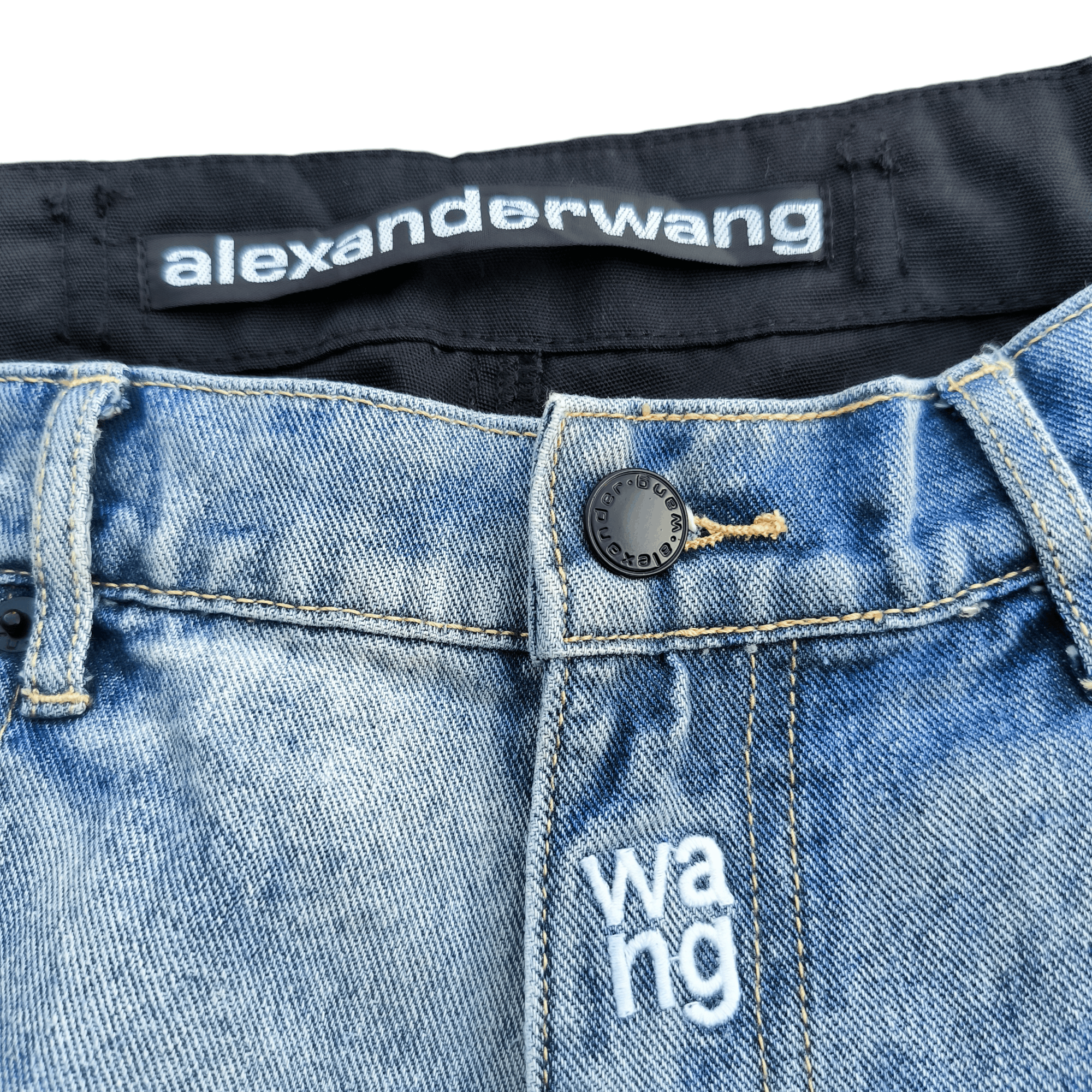 Alexander Wang Alexander Wang Hybrid Denim Cargo Size 30" / US 8 / IT 44 - 2 Thumbnail