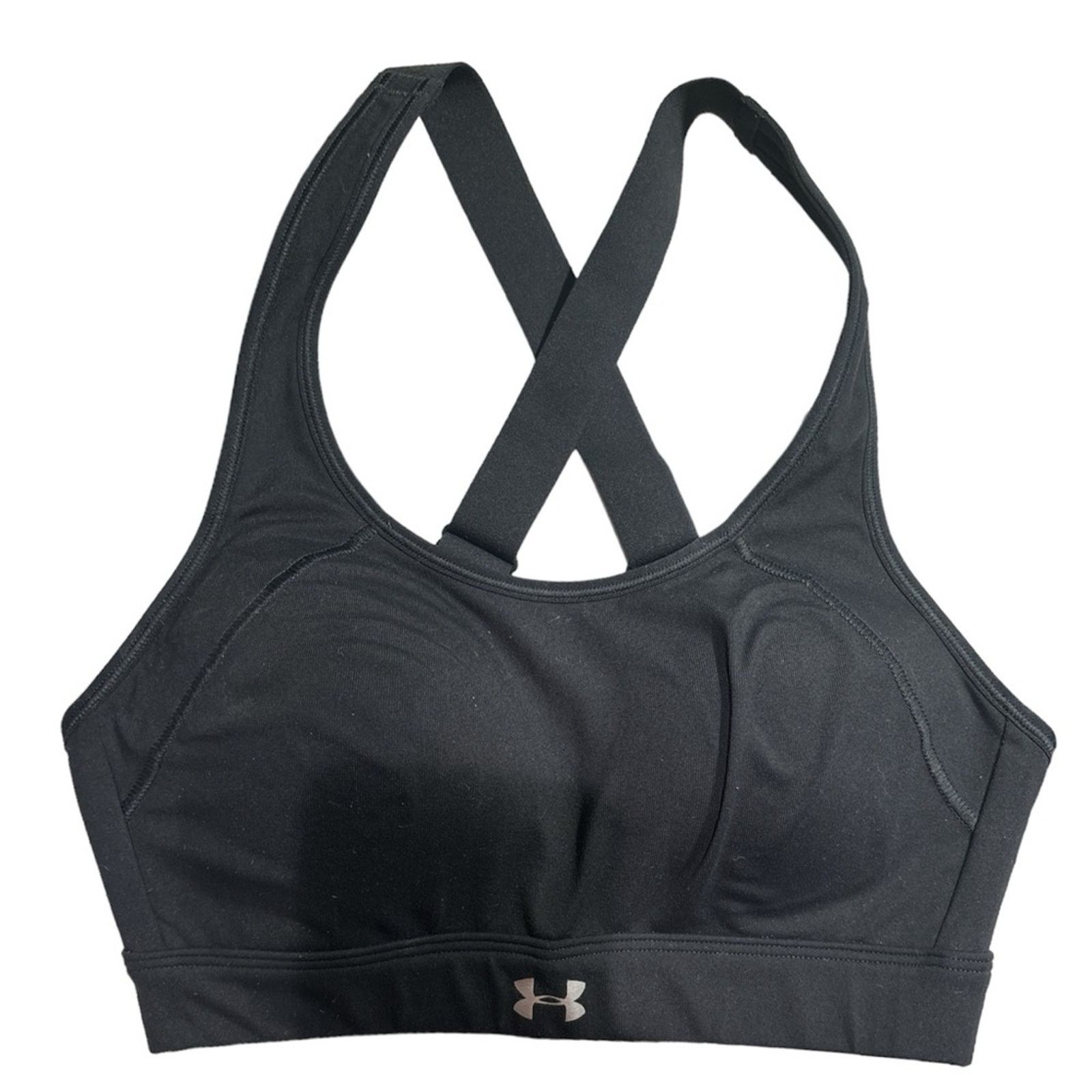 Under Armour UNDER ARMOUR Women's Black UA Reflect High Sports Bra Sz S Size ONE SIZE - 3 Thumbnail