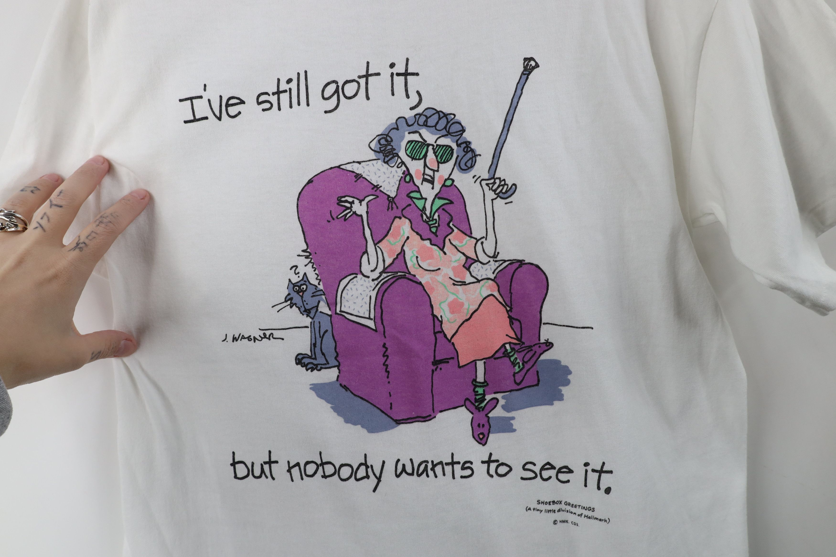 Vintage Vintage 80s 90s Still Got It But Nobody Wants It T-Shirt USA Size L / US 10 / IT 46 - 5 Thumbnail