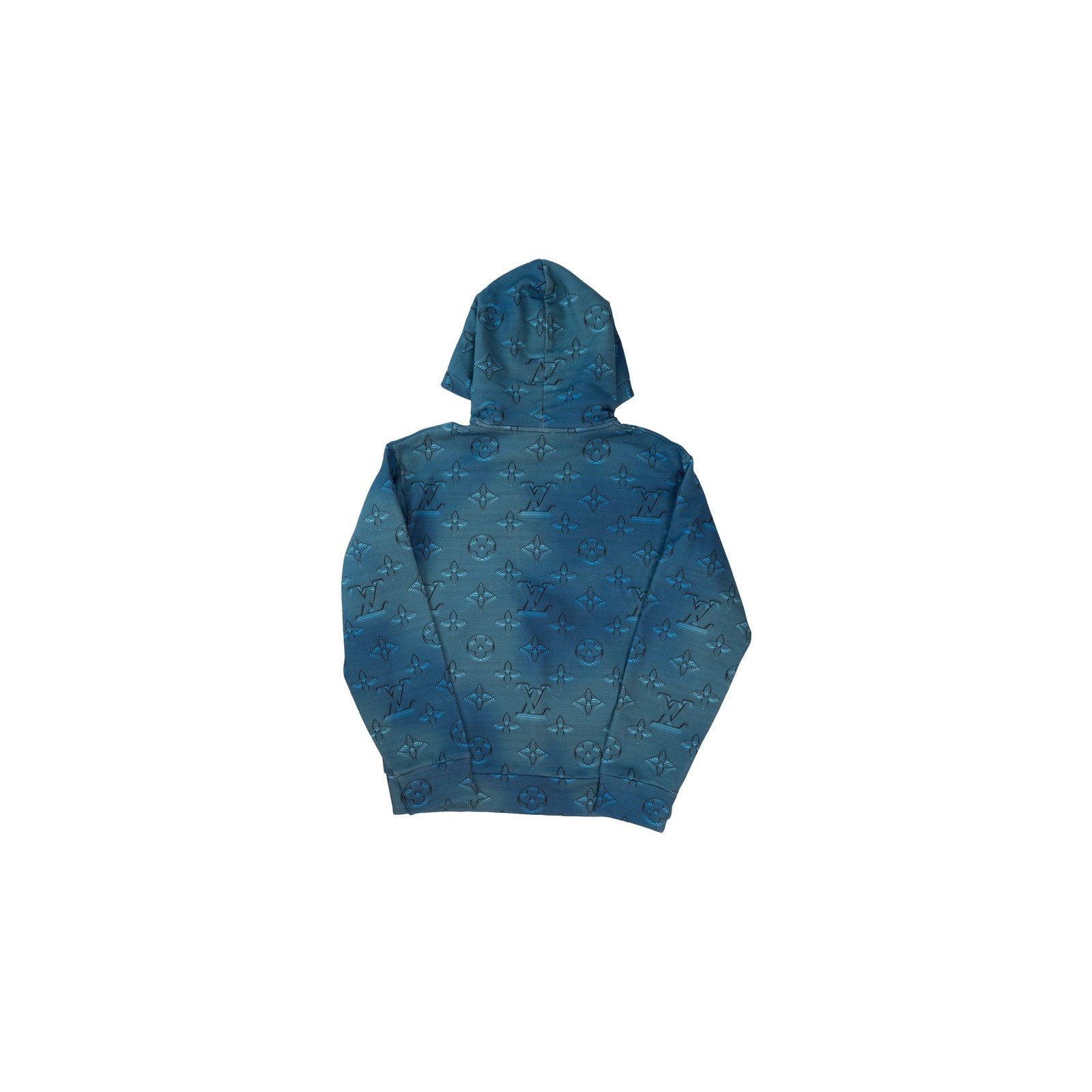 Louis Vuitton Blue Monogram Hoodie Size US M / EU 48-50 / 2 - 2 Thumbnail