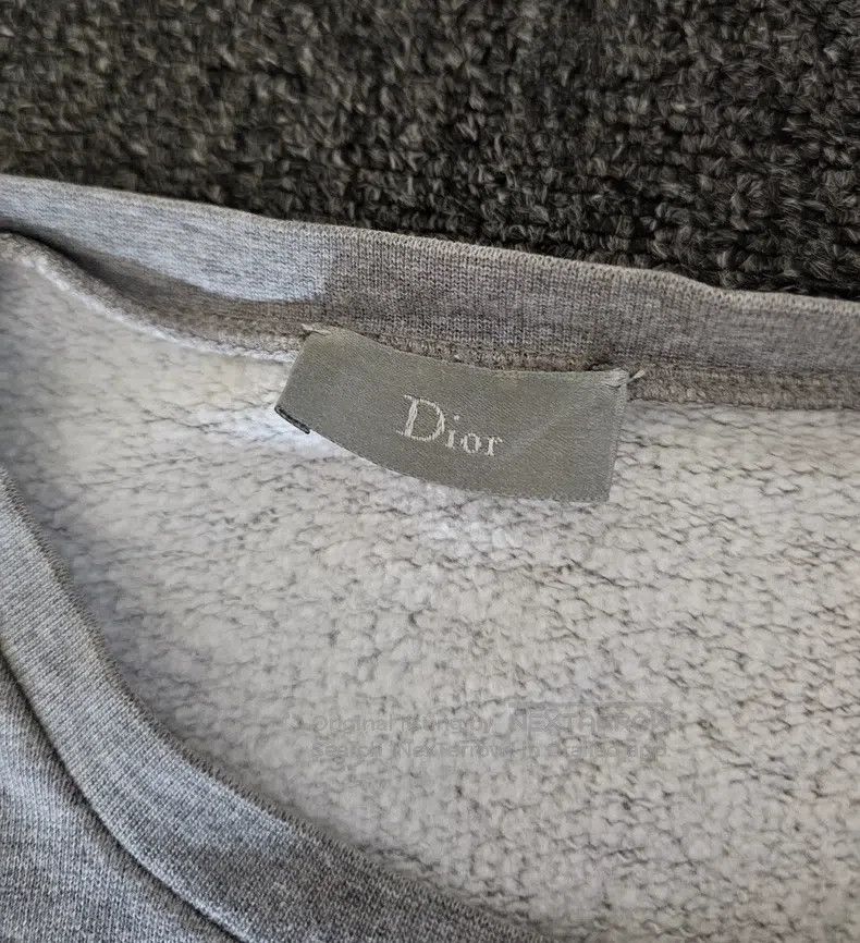 Dior Dior Grey embroidered sweatshirt Size US S / EU 44-46 / 1 - 3 Thumbnail
