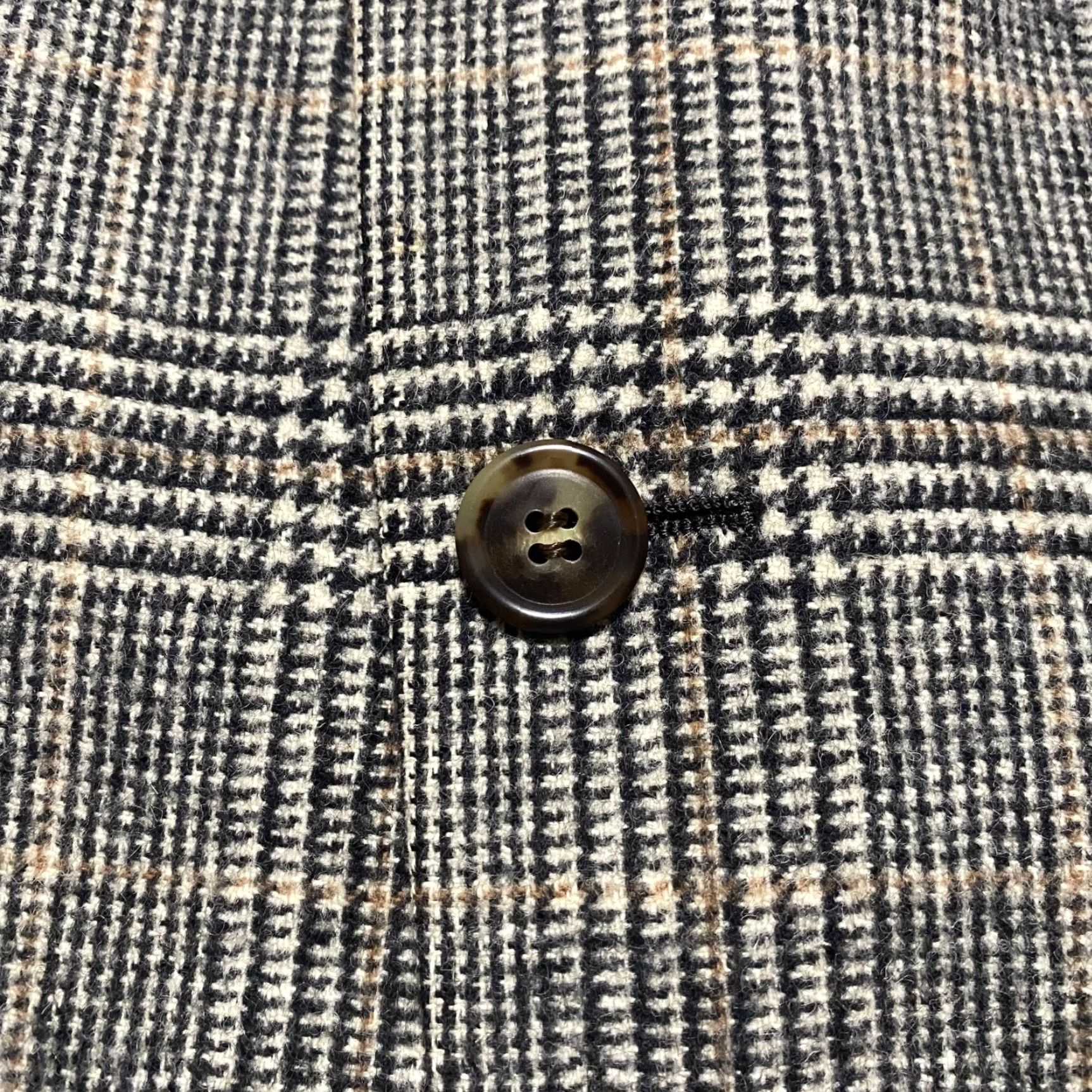 Jos. A. Bank Jos A. Bank Blazer Mens 2 Button Red Plaid Camel Hair 2 Piece Premier Jacket Notch Lapel 4-Button Chest 44in Regular Fits Mens Size 46R - 4 Thumbnail