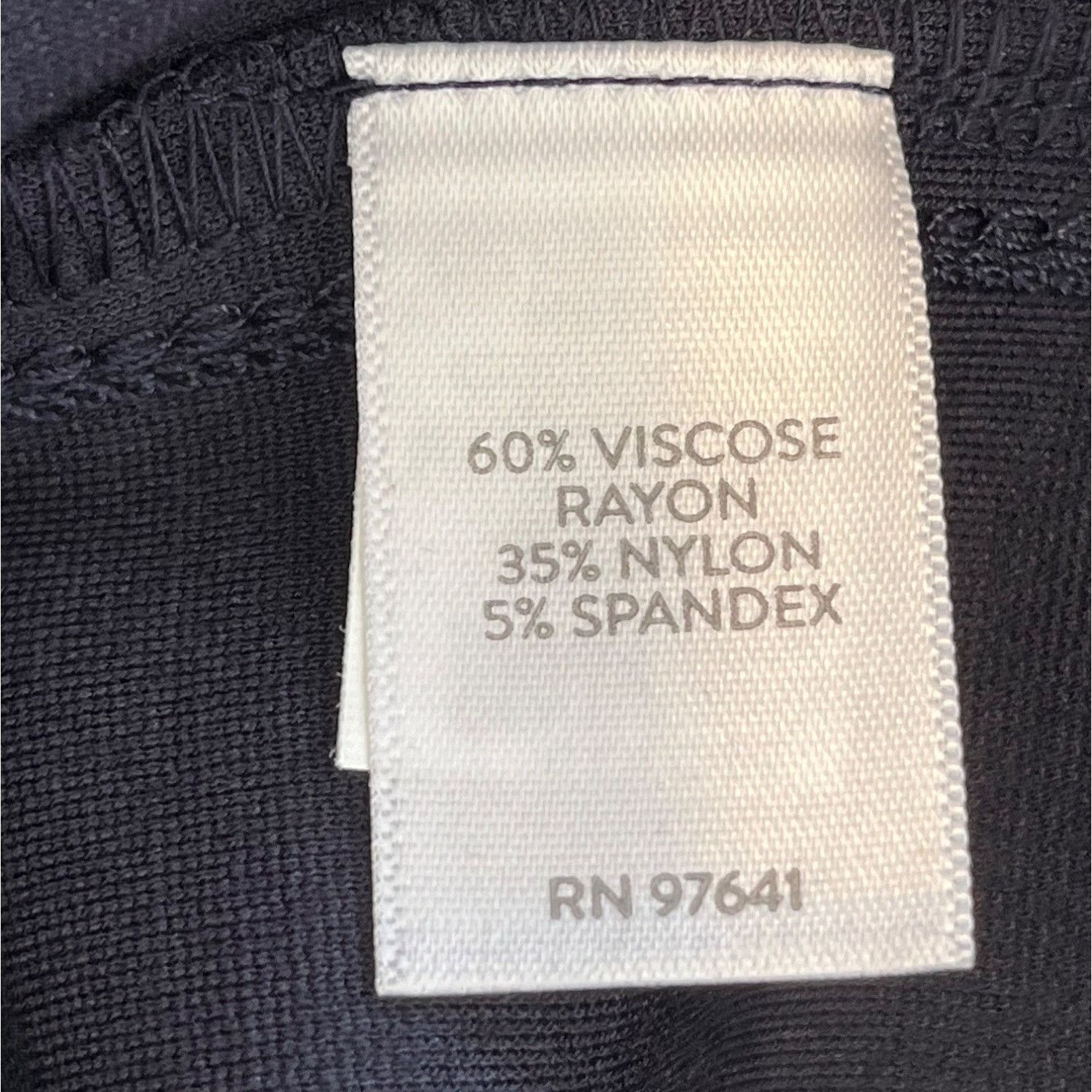 Other Navy Ankle-Length Ponte Pants XS Stretch Waistband Nylon Ble Size 24" / US 00 / IT 34 - 5 Thumbnail