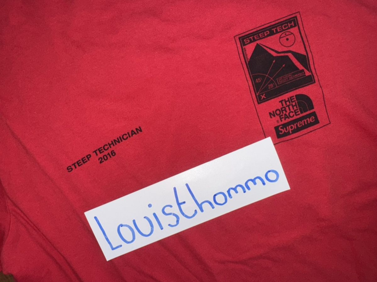 Supreme × The North Face Supreme steep tech 2016 tee Size US M / EU 48-50 / 2 - 4 Thumbnail