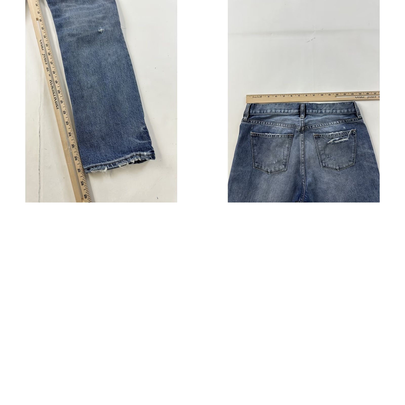 J.Crew J.Crew Jeans Women’s 25 Blue Distressed Patchwork Boyfriend Size 42" / US 20 - 8 Thumbnail