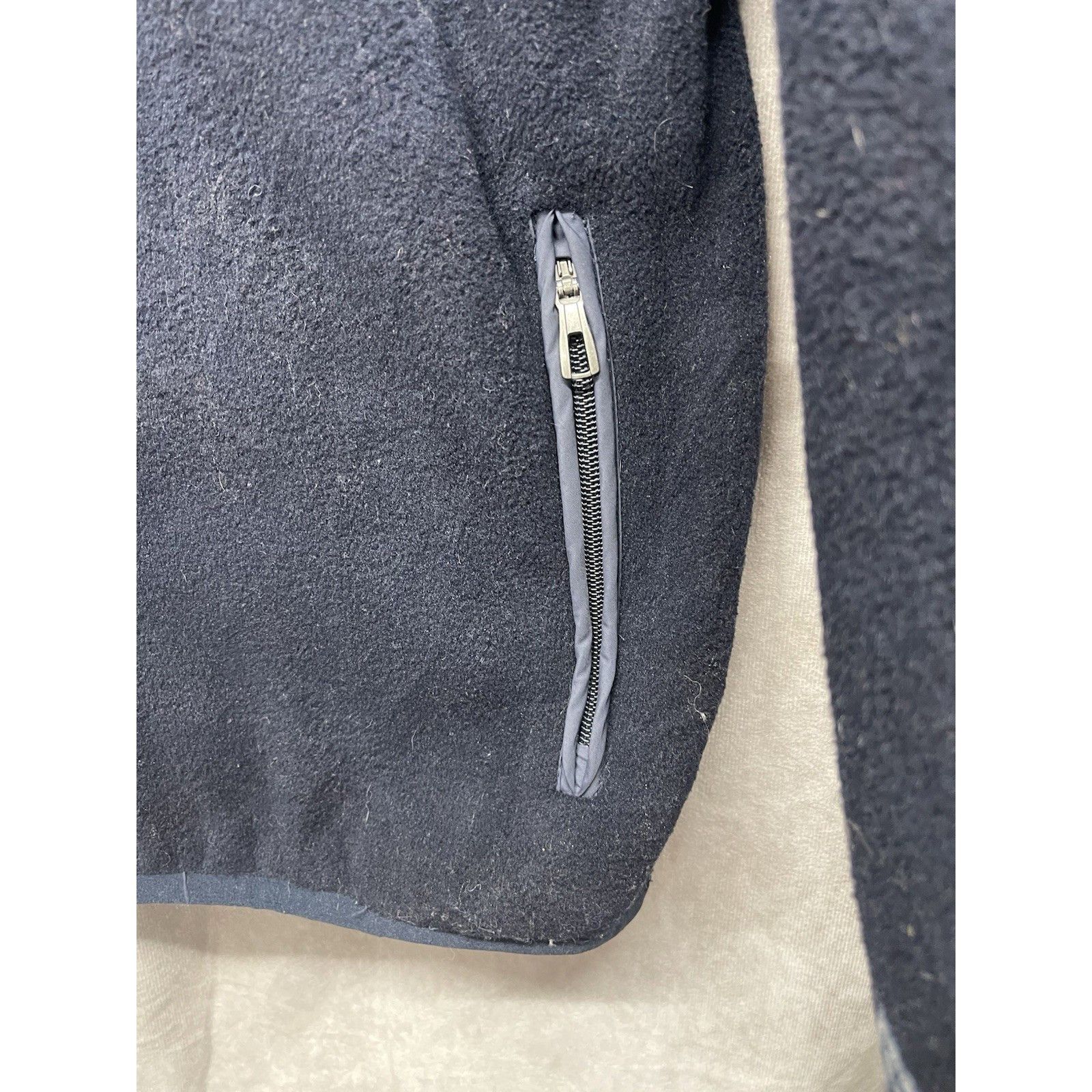 Polo Ralph Lauren VTG POLO RALPH LAUREN NAVY FAIR ISLE FLEECE 1/4 SNAP PULLOVE Size US L / EU 52-54 / 3 - 5 Thumbnail
