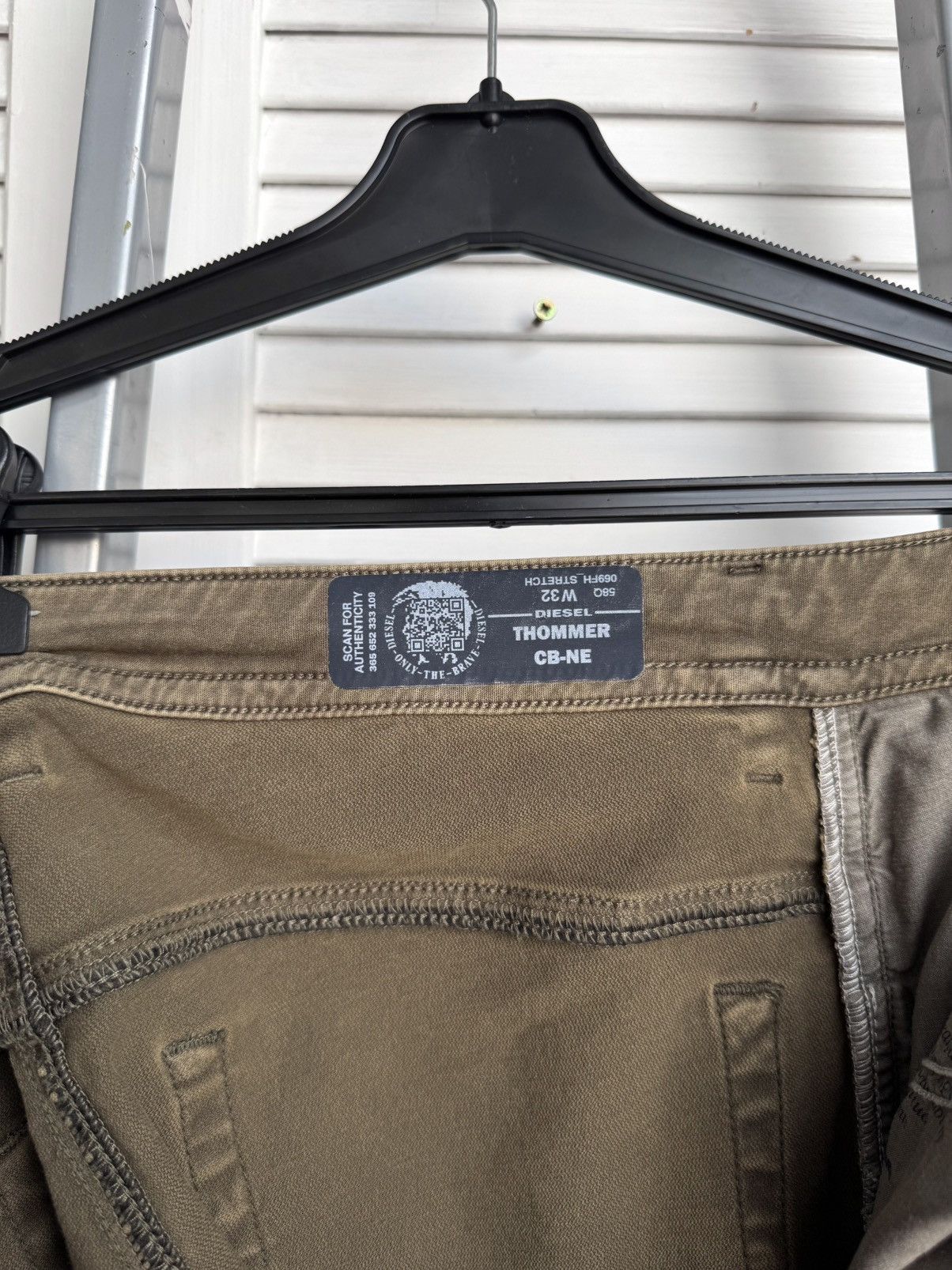 Diesel Diesel Jogg Jeans Thommer CB-NE Olive Khaki Slim Fit Stretch Size US 32 / EU 48 - 7 Thumbnail