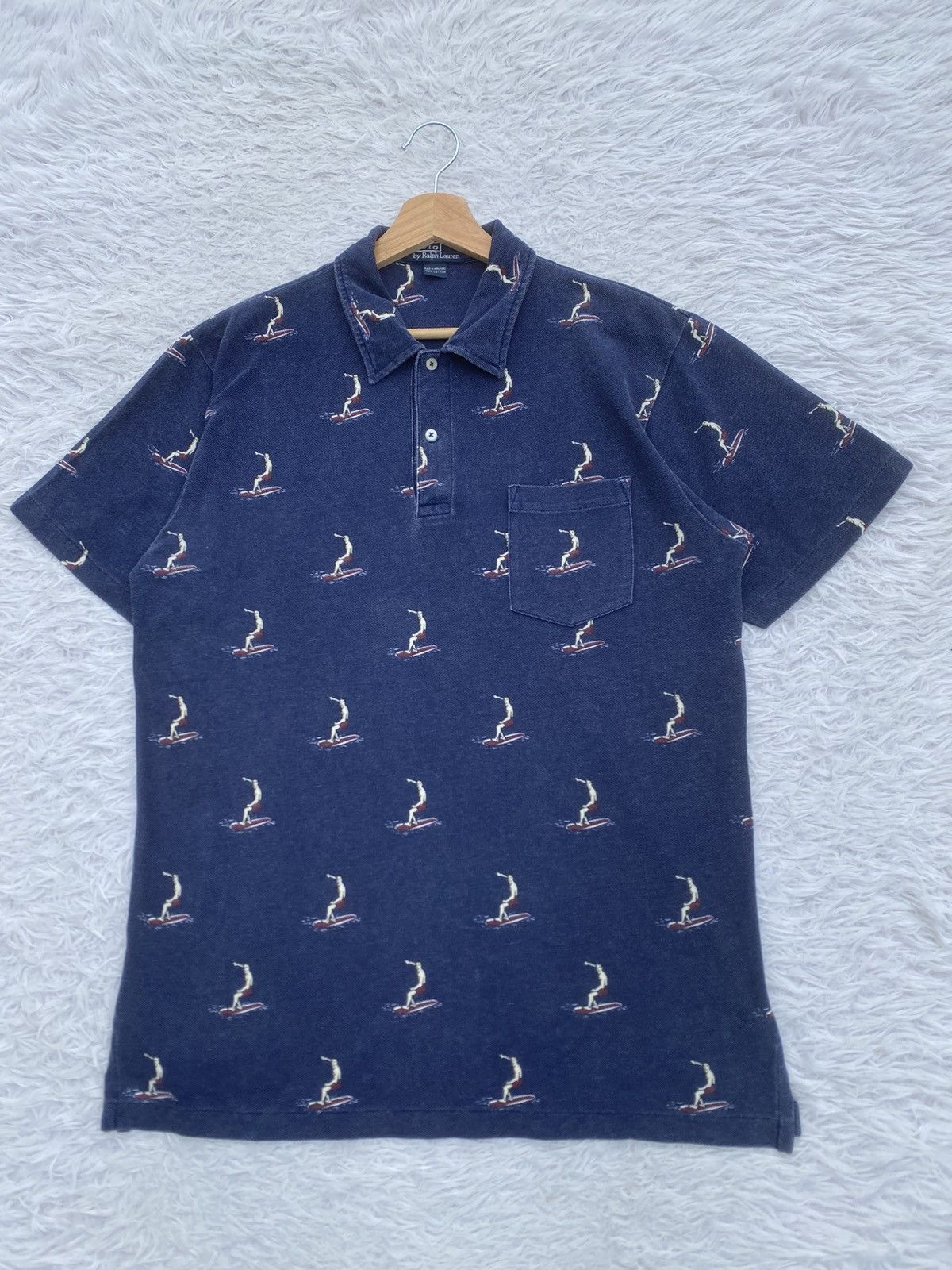 Polo Ralph Lauren Rare Vintage 1999 Polo Ralph Lauren Surfer Shirt Size US M / EU 48-50 / 2 - 4 Thumbnail