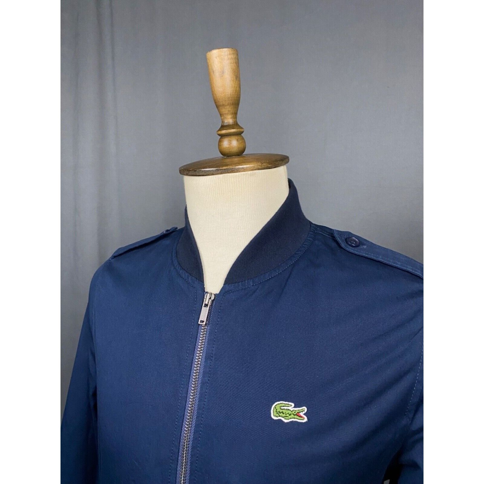 Lacoste LIVE! Men's Blue Bomber Jacket Size 48