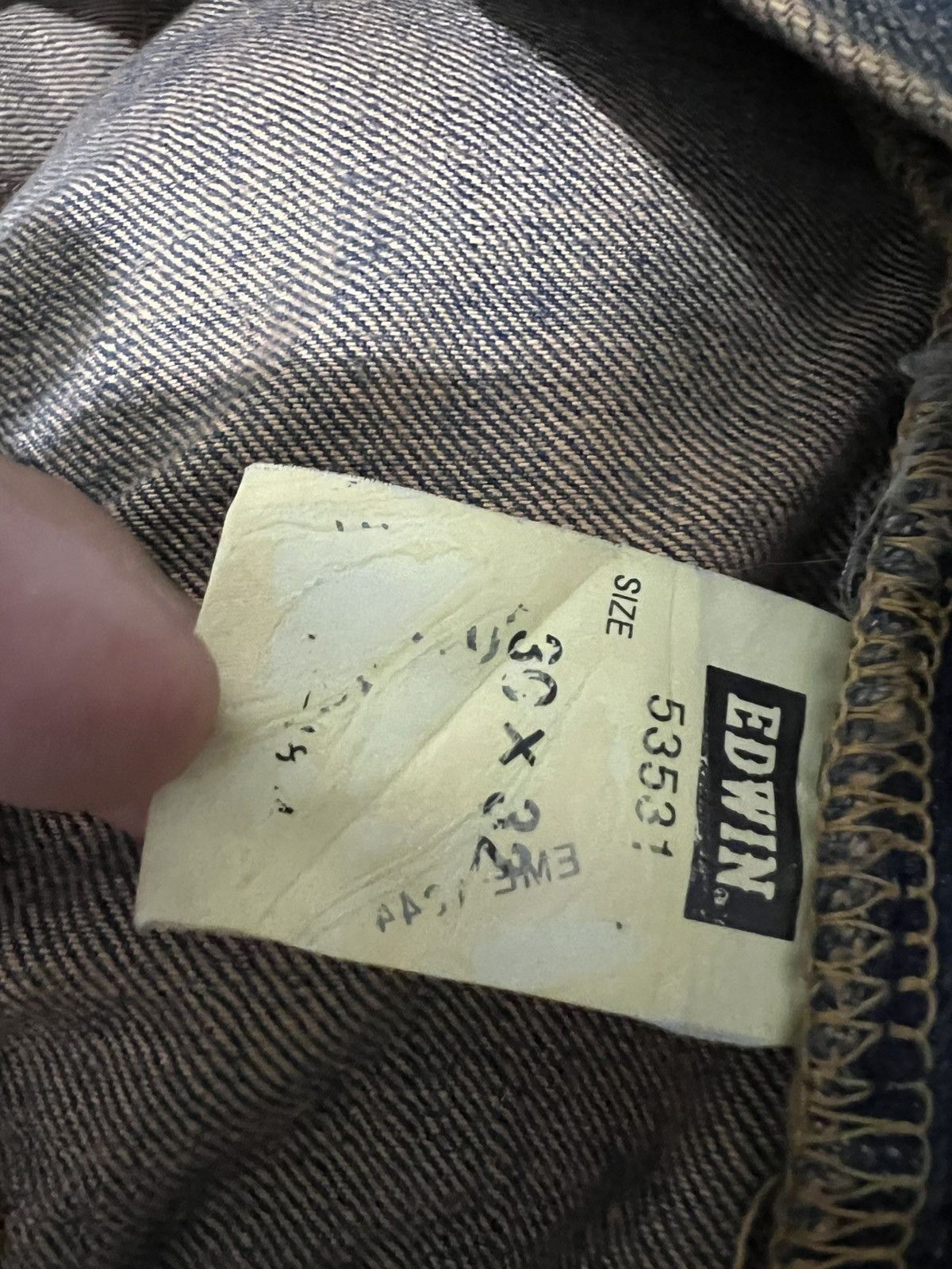 If Six Was Nine FLARE EDWIN STUDED DISTRESSSED PUNK MUDWASH DENIM Size US 32 / EU 48 - 10 Thumbnail