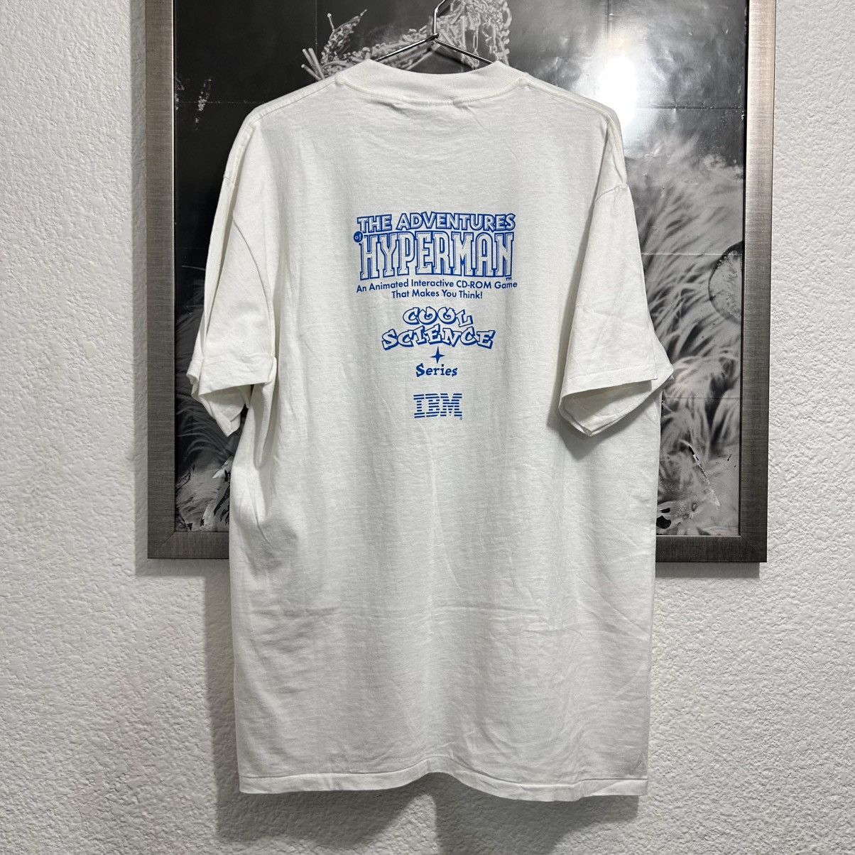Cartoon Network × Vintage THE ADVENTURES OF HYPERMAN IBM VINTAGE TEE Size US XL / EU 56 / 4 - 5 Thumbnail