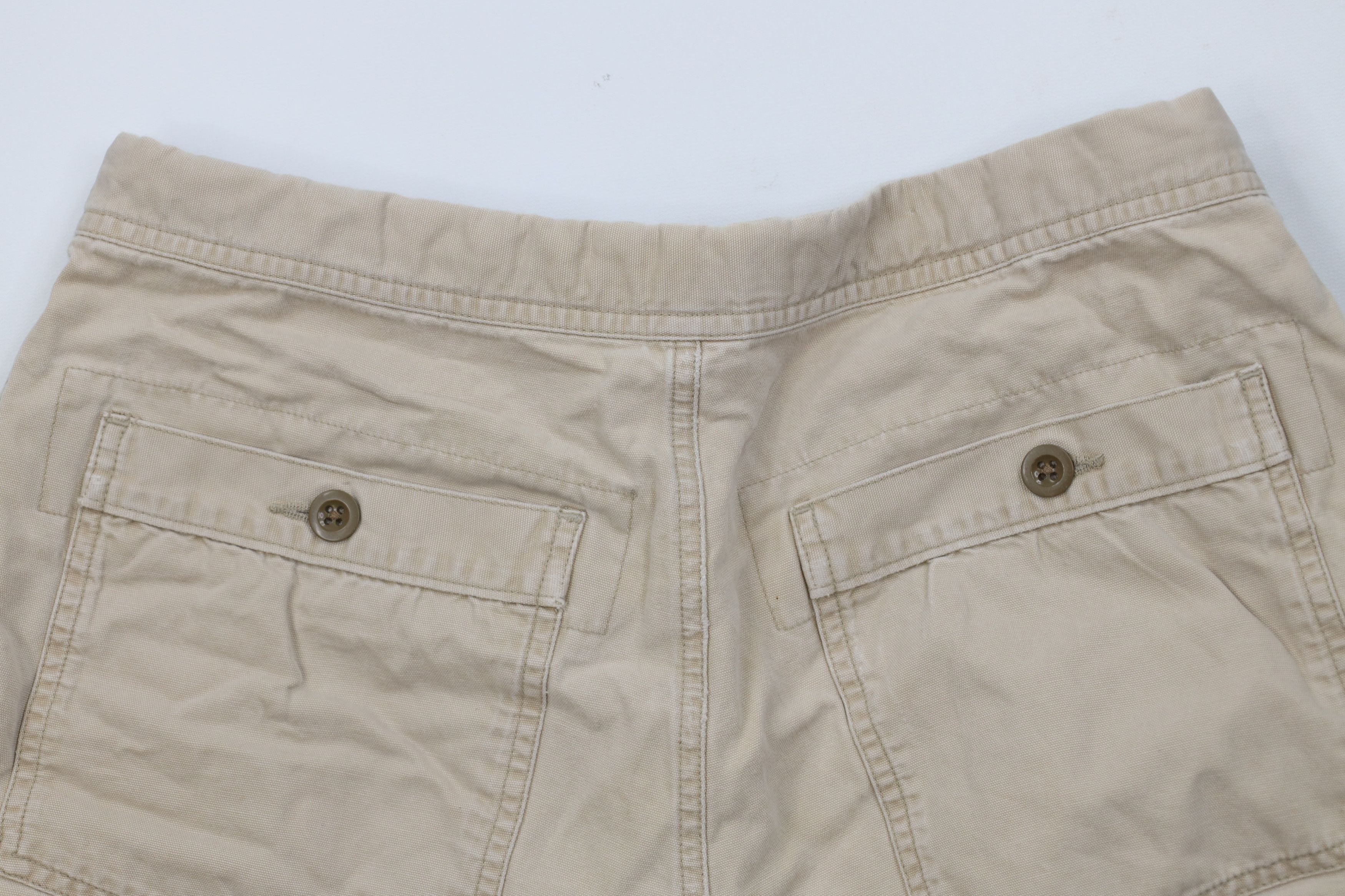 Abercrombie & Fitch Vintage 90s Y2K Abercrombie & Fitch Canvas Cargo Shorts Size US 32 / EU 48 - 11 Thumbnail