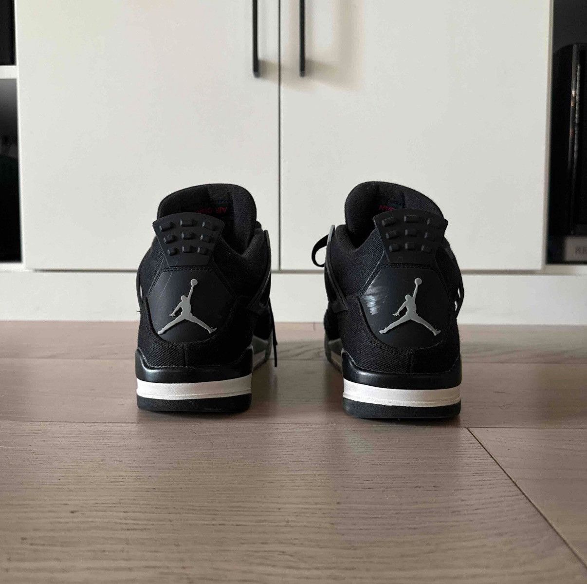 Jordan Brand Jordan 4 Black Canvas Size US 9.5 / EU 42-43 - 5 Thumbnail