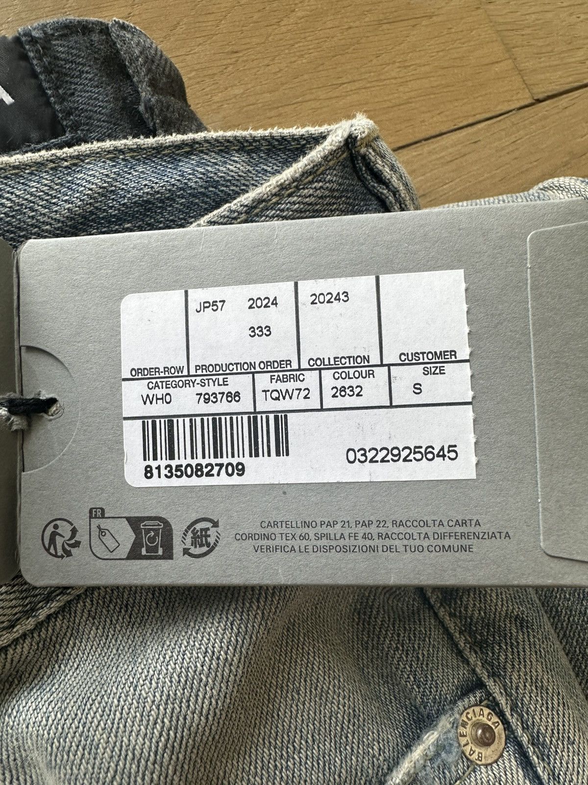 Balenciaga BALENCIAGA FIFTY-FIFTY (50/50) CARGO PANTS Size US 32 / EU 48 - 5 Thumbnail