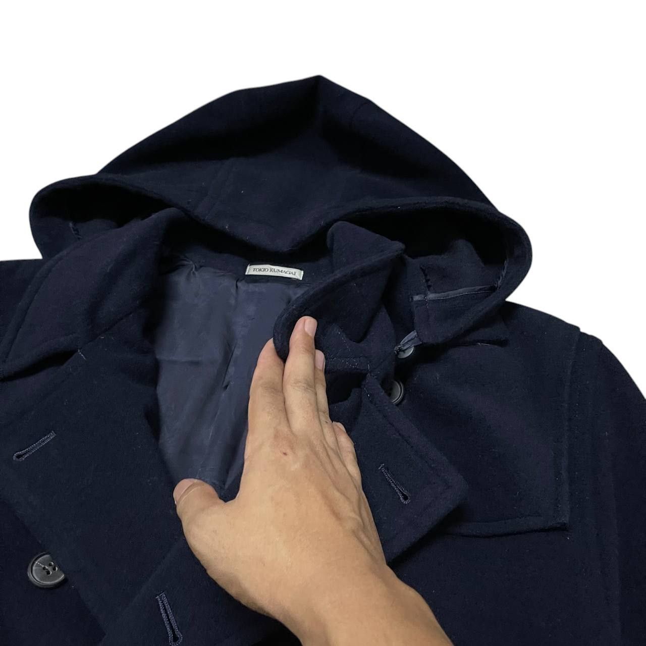 Tokio Kumagai Vintage Tokio Kumagai Wool Double Breasted Long Coat Size US M / EU 48-50 / 2 - 5 Thumbnail