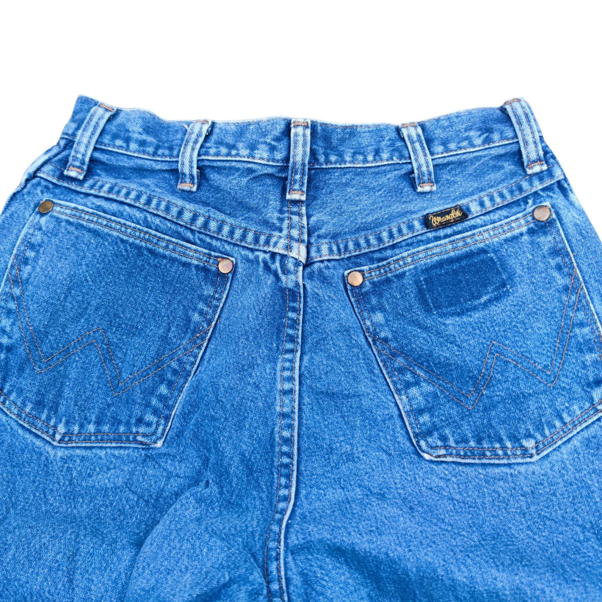 Vintage × Wrangler Wrangler Blue Denim Jeans Straight Leg Made in USA 26 x 32.5 Size US 26 / EU 42 - 4 Thumbnail