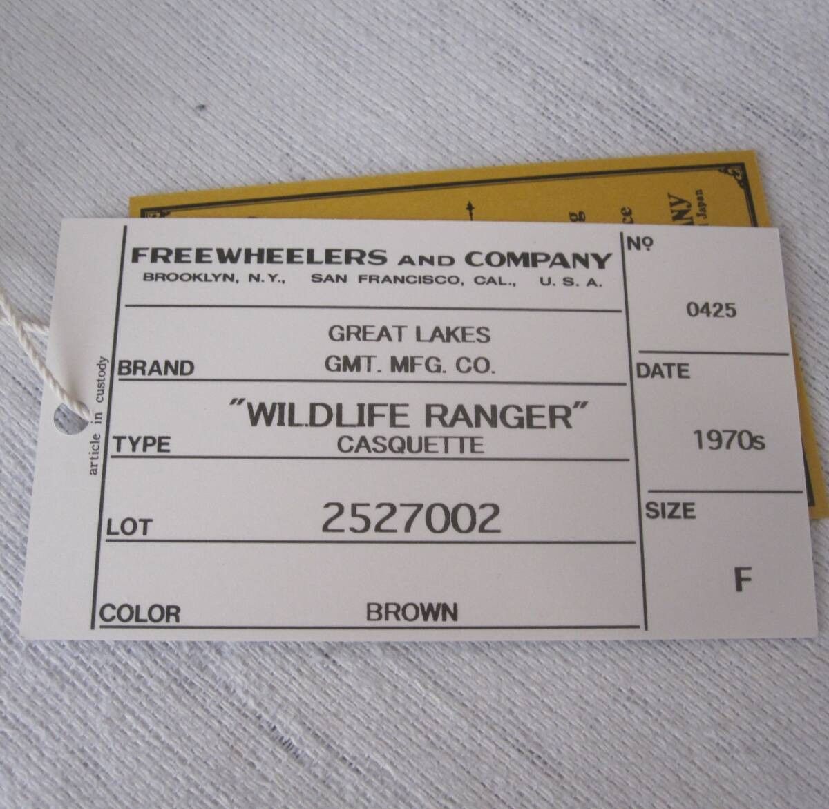 Freewheelers “WILDLIFE RANGER” CASQUETTE Size ONE SIZE - 2 Thumbnail