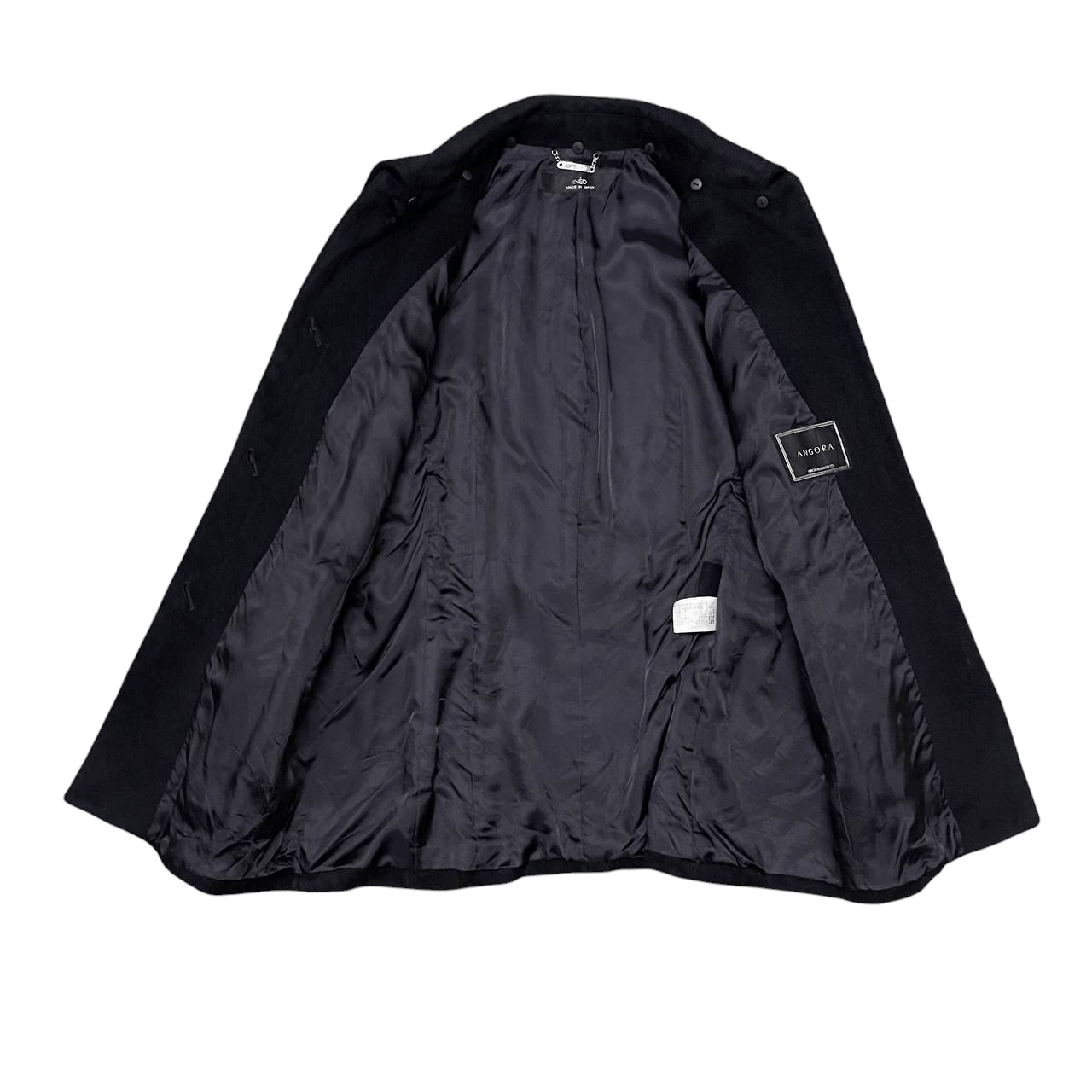 Yohji Yamamoto Ined Yohji Yamamoto x Angora Wool Coat with Belt Size S / US 4 / IT 40 - 7 Thumbnail
