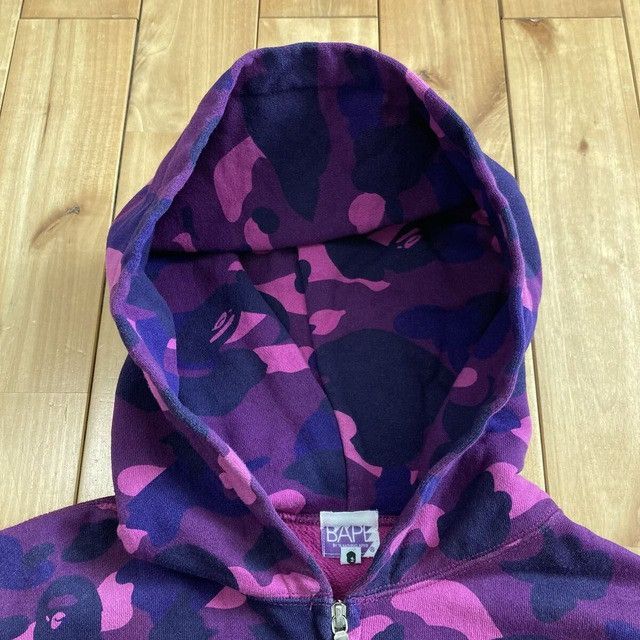Bape BAPE Purple camo sweat zip hoodie vest a bathing ape NIGO Size US M / EU 48-50 / 2 - 3 Thumbnail
