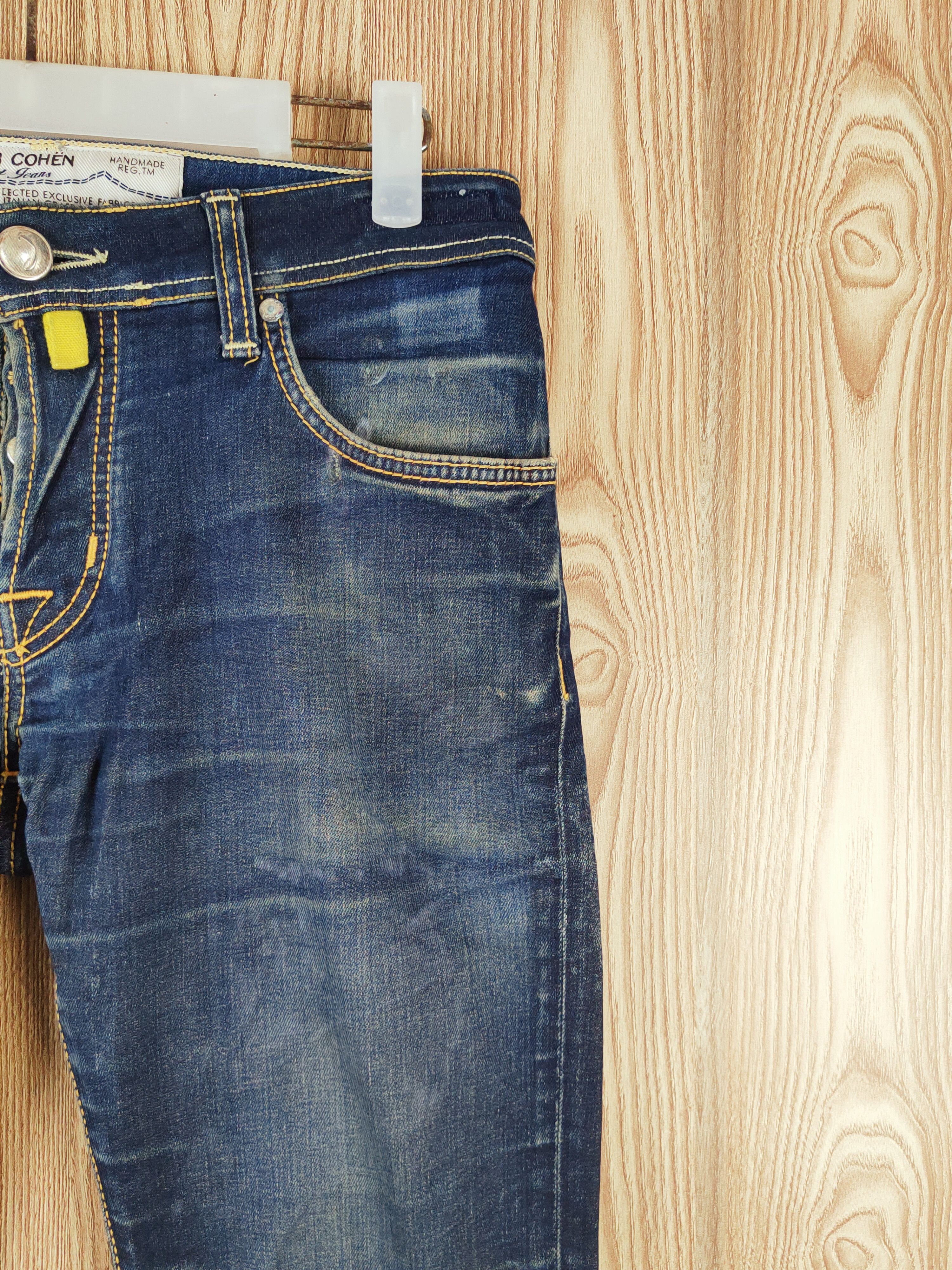 Jacob Cohen Jacob Cohen handmade Dark Blue Ripped Jeans #S2766 Size US 30 / EU 46 - 6 Thumbnail