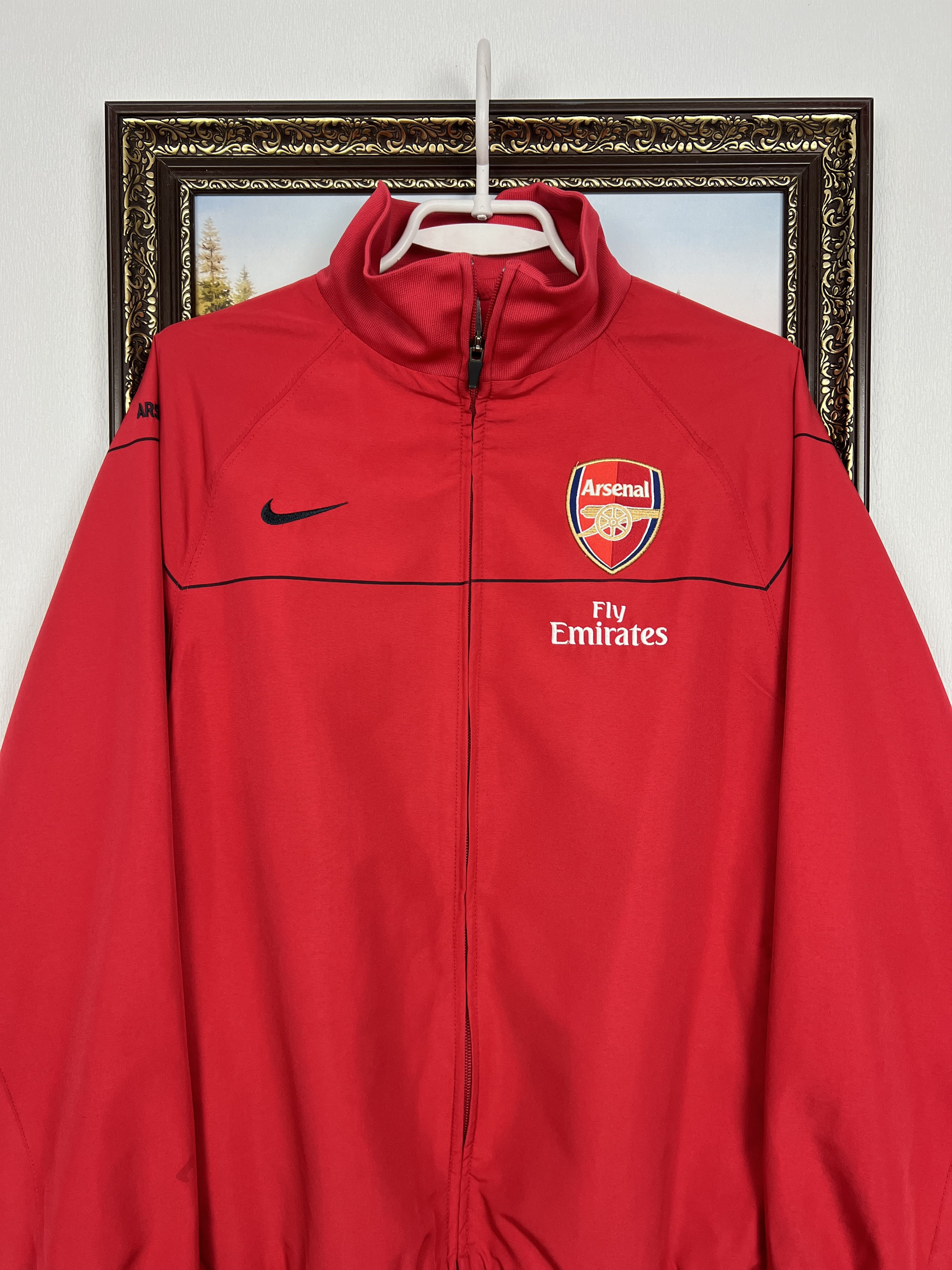 Nike Vintage Nike Arsenal Football Jacket Soccer Track Top Size US M / EU 48-50 / 2 - 2 Thumbnail
