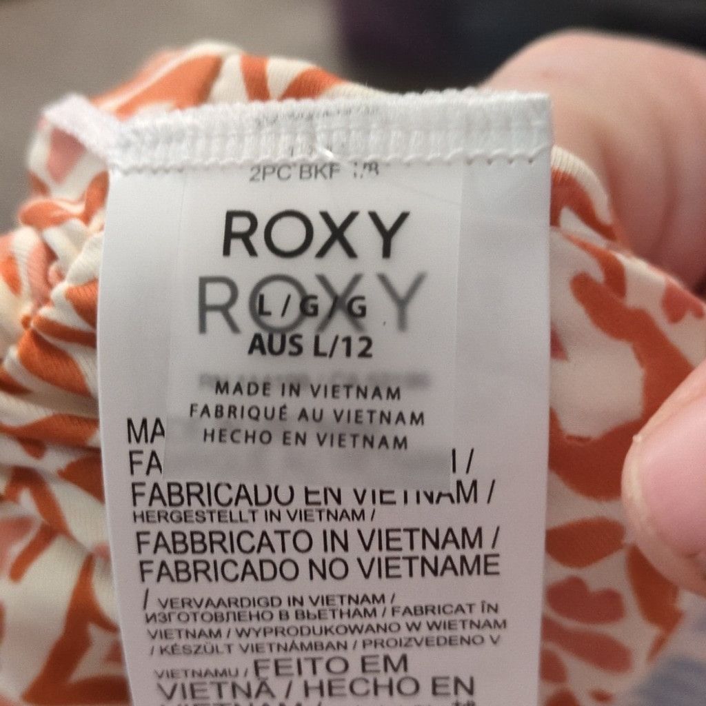 Other Roxy Fresco Tile Cheeky Swim Bottoms Size Large Size ONE SIZE - 4 Thumbnail