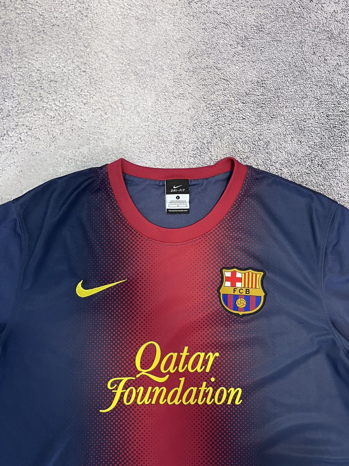 Nike Nike FC Barcelona 2012/13 Jersey Football Soccer Shirt Home Size US L / EU 52-54 / 3 - 2 Thumbnail