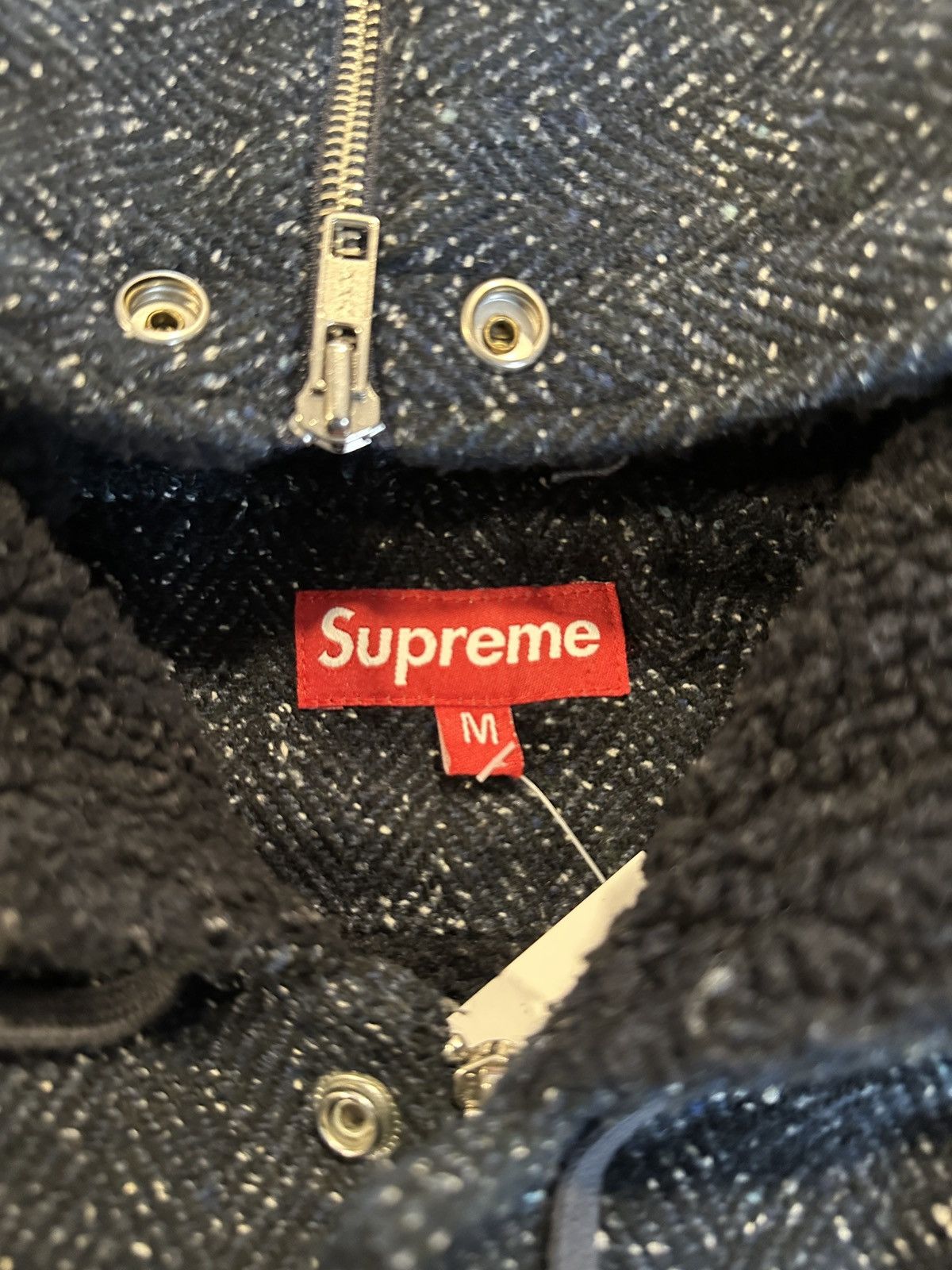 Supreme FW2017 Supreme Hooded Wool Baseball Jacket Size US M / EU 48-50 / 2 - 4 Thumbnail