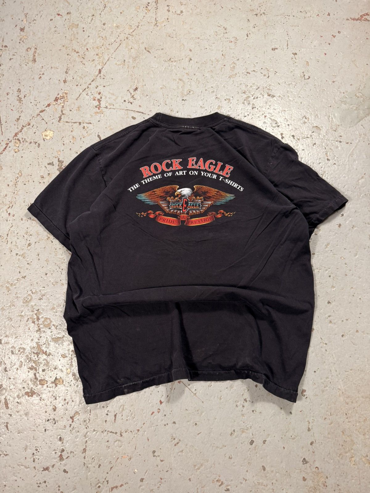 Vintage Vintage Rock Eagle Bike week Tee Size US XL / EU 56 / 4 - 1 Thumbnail