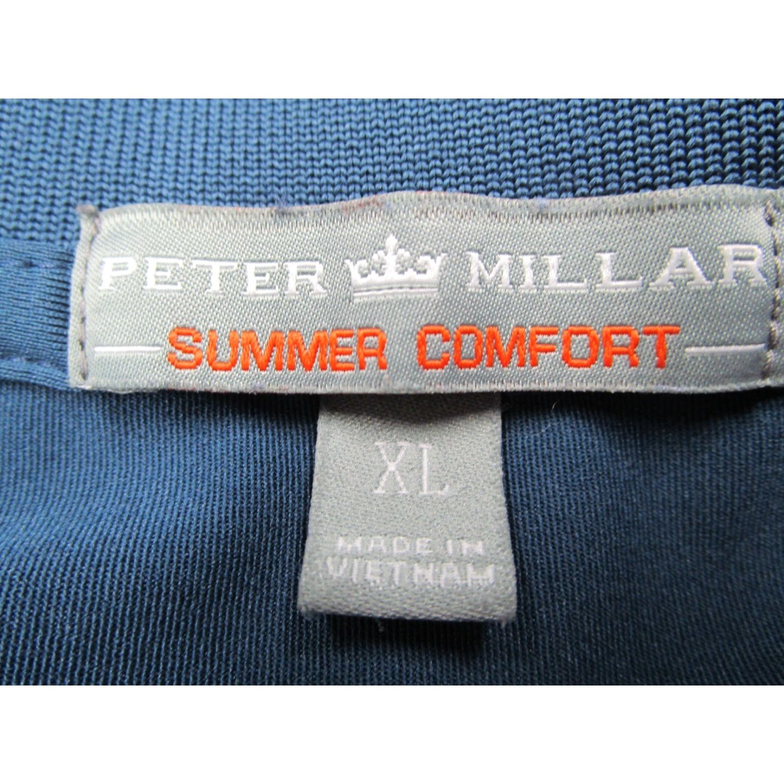Peter Millar Peter Millar Summer Comfort Polo Shirt Mens XL Blue Short Sleeve Performance Golf Shirt Size US XL / EU 56 / 4 - 3 Thumbnail