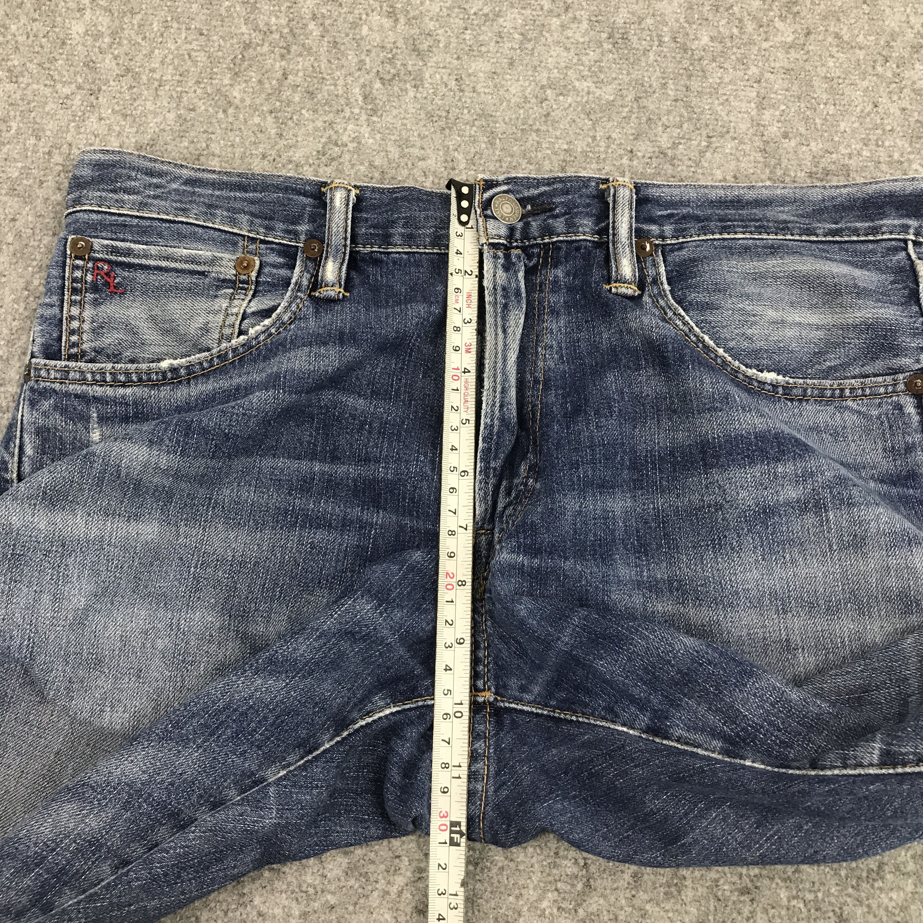 Polo Ralph Lauren Vtg Polo ralph lauren distressed light Denim jeans Size US 32 / EU 48 - 11 Thumbnail