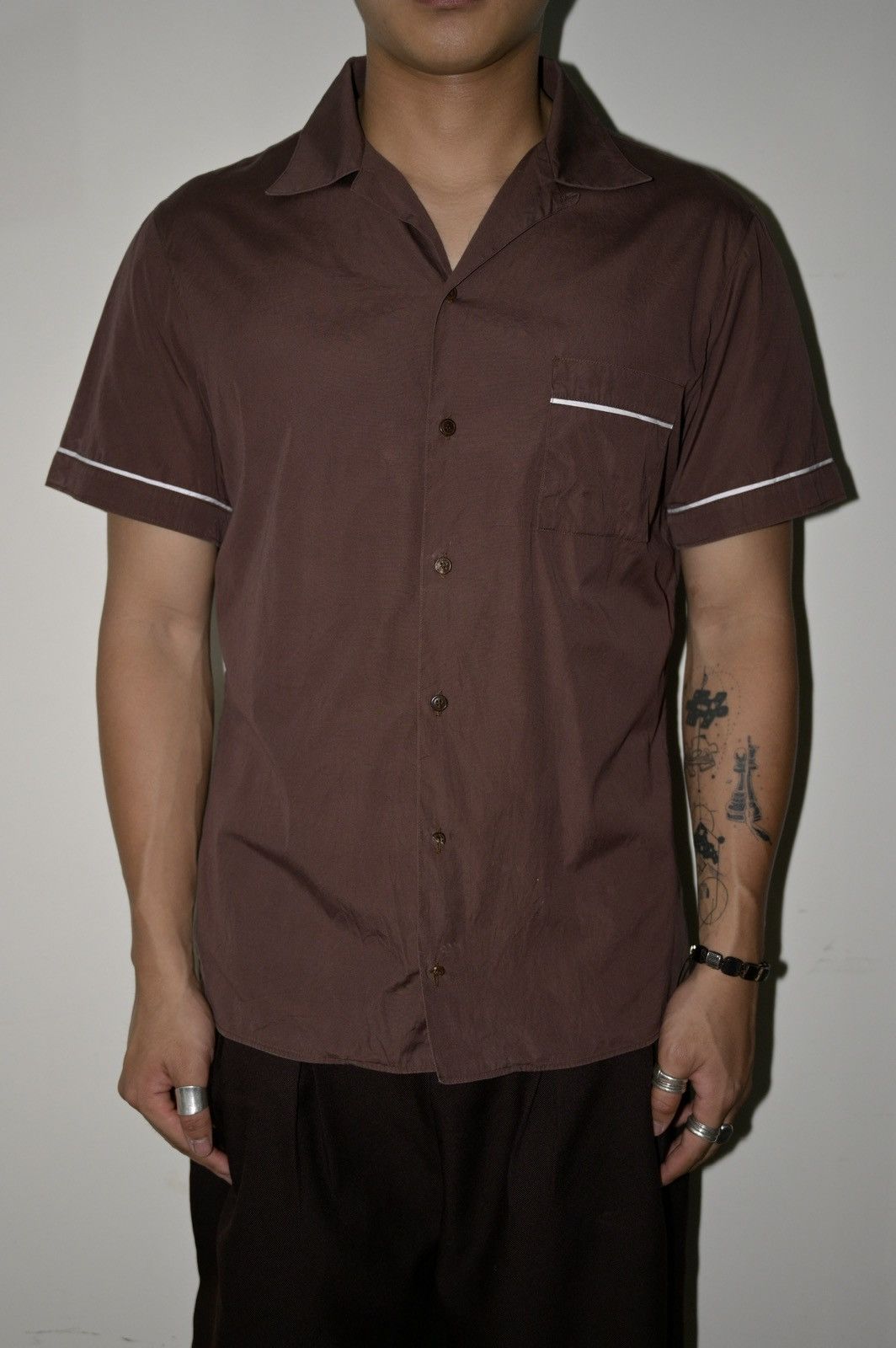 Miu Miu Miu Miu SS2000 camp collar button up shirt Size US M / EU 48-50 / 2 - 1 Thumbnail