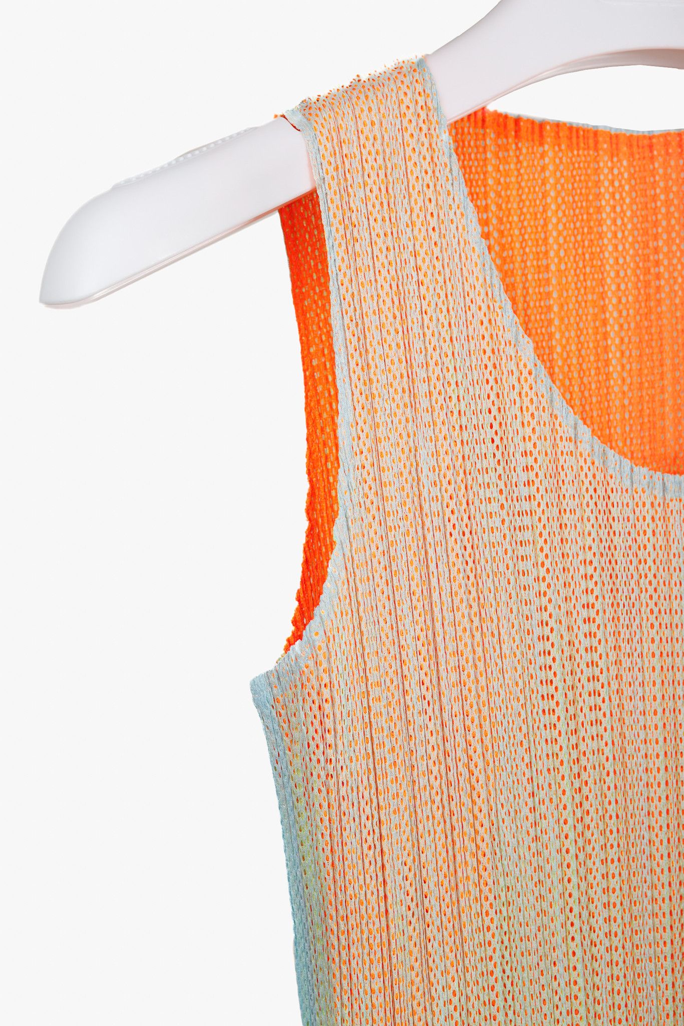 Pleats Please Issey Miyake Pleats Please Issey Miyake Gradient Mesh Overlay Dress Size M / US 6-8 / IT 42-44 - 4 Thumbnail