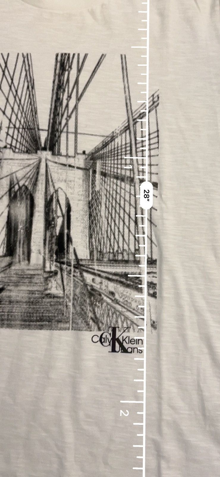 Calvin Klein Sick Abstract Calvin Klein Graphic Tee Size US L / EU 52-54 / 3 - 3 Thumbnail