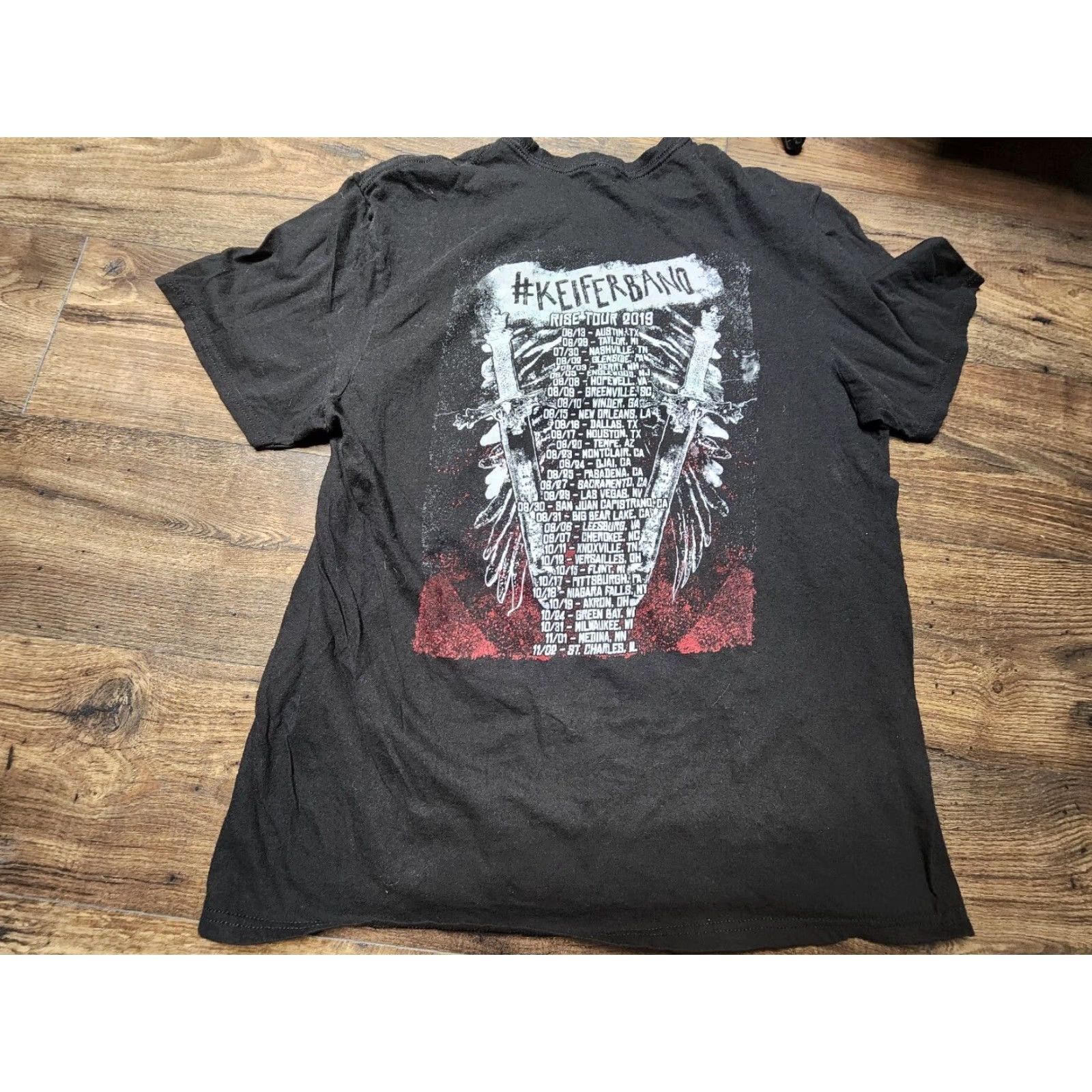 Doublet VINTAGE Tom Keifer Band T-Shirt Men 2XL Short Sleeve Black Music Tour 2019 Size US XXL / EU 58 / 5 - 2 Thumbnail