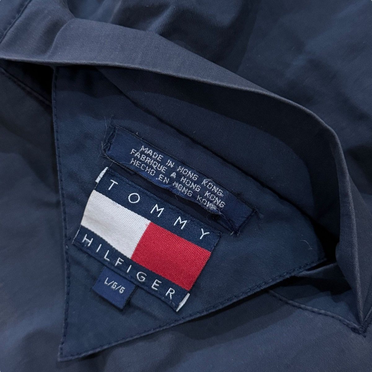 Tommy Hilfiger × Vintage Tommy Hilfiger Fleece Reversible Windbreaker Jacket 90’s Size US L / EU 52-54 / 3 - 5 Thumbnail