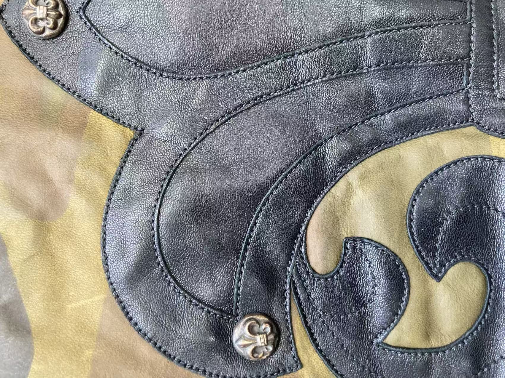 Chrome Hearts Chrome Hearts Fleur De Lis Leather Patch Camo Shirt Jacket Size M / US 6-8 / IT 42-44 - 21 Thumbnail