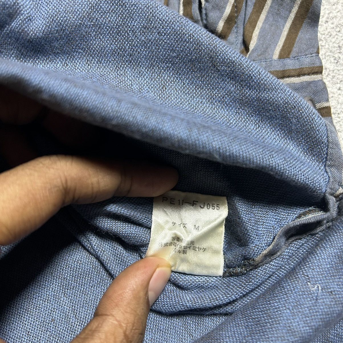 Issey Miyake 80s Issey Miyake Permanente Shangai Stripe Shirt Size US XL / EU 56 / 4 - 10 Thumbnail