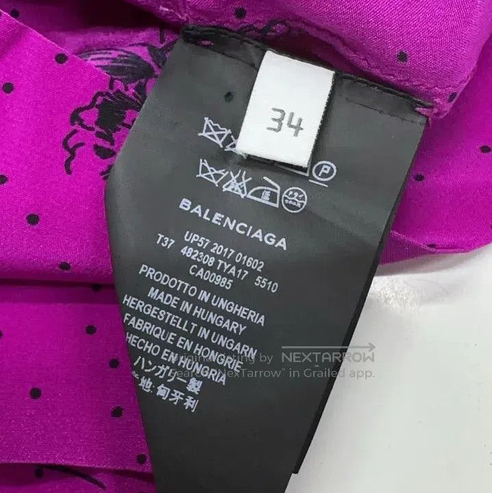 Balenciaga Balenciaga Stylish Long Sleeve Shirt. Size US XS / EU 42 / 0 - 5 Thumbnail