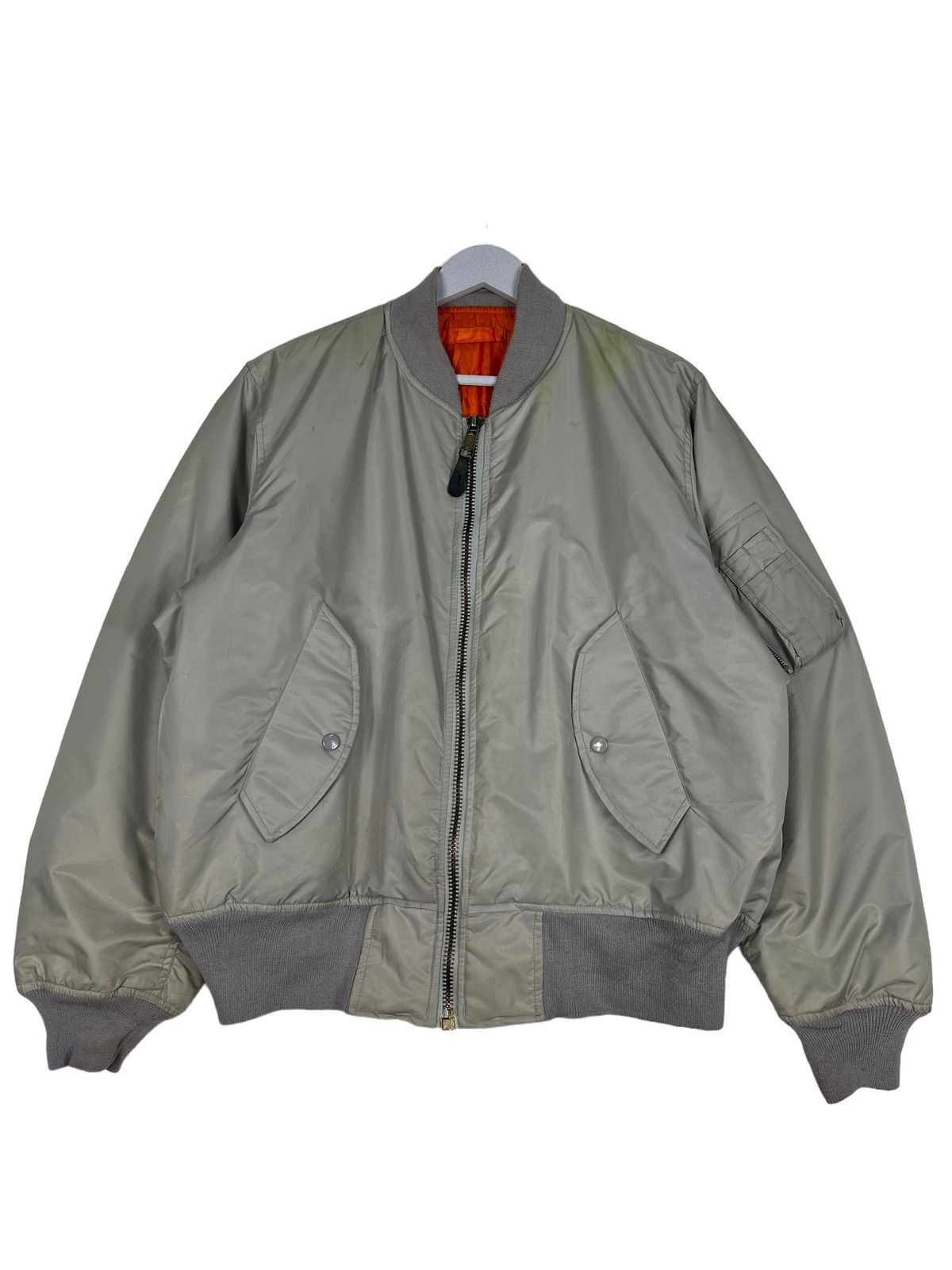 Japanese Brand 🔥 RIOT RIOT RIOT AIR FORCE MA-1 BOMBER JACKET Size US L / EU 52-54 / 3 - 2 Thumbnail
