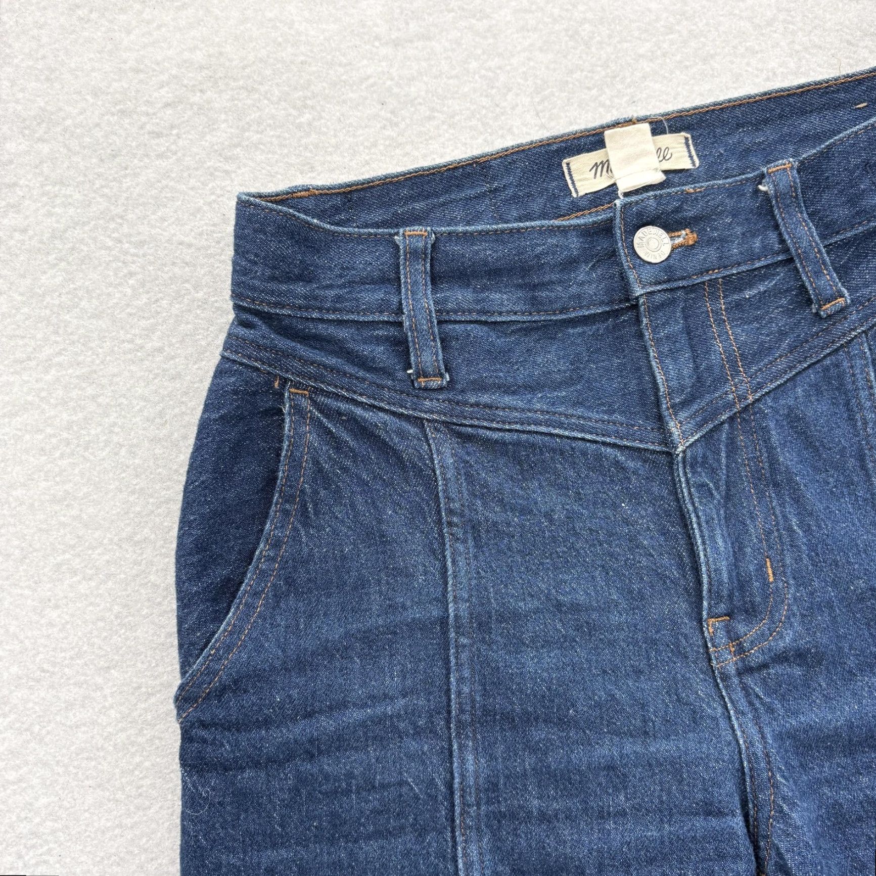 Madewell VINTAGE Madewell The Perfect Vintage Straight Jeans Women's 25 Blue High Rise Denim Y2K Straight Jeans Womens Size 42" / US 20 - 3 Thumbnail