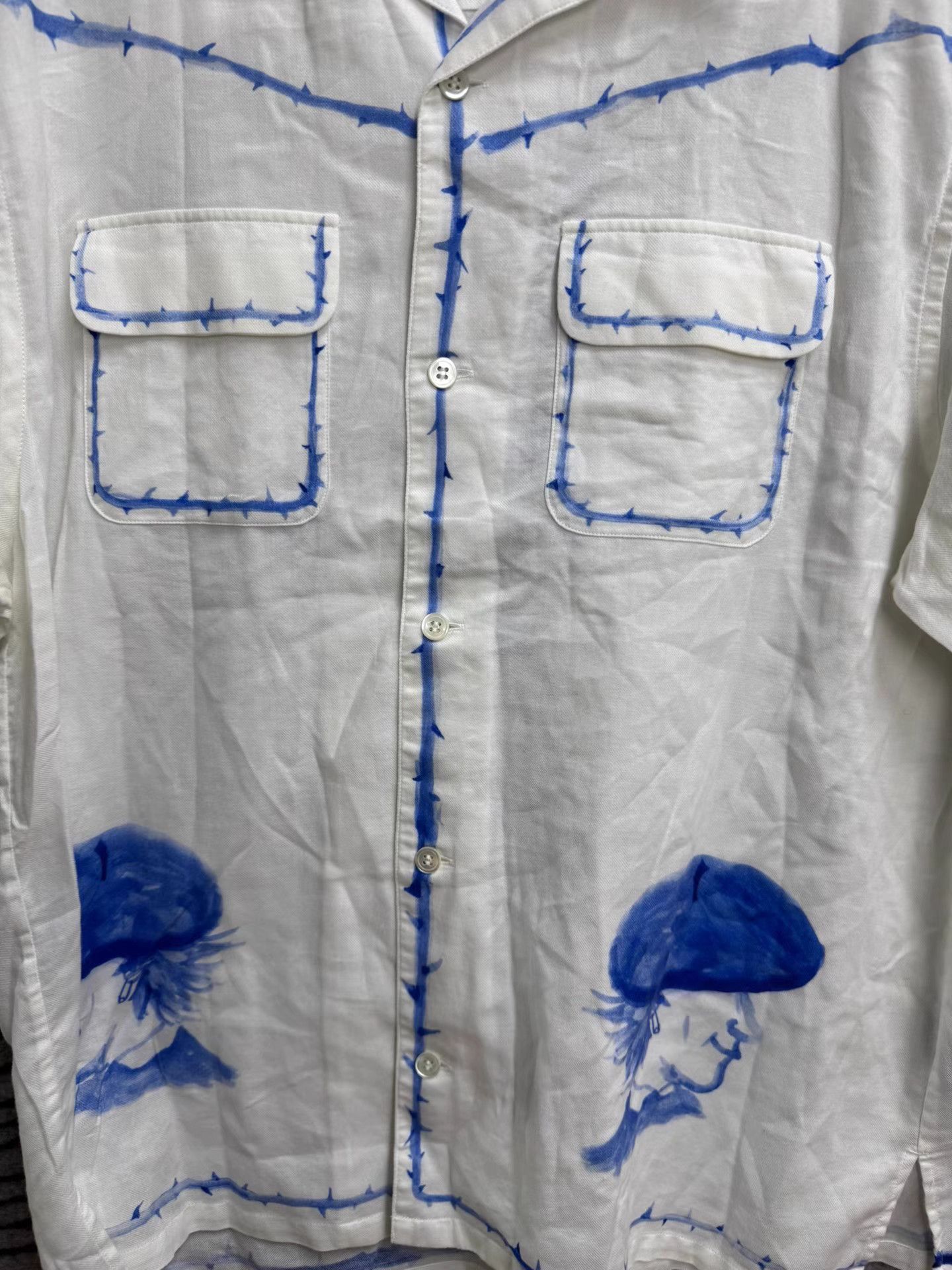 Undercover UNDERCOVER Ballpoint Painter Short Sleeve Shirt K20 Size US XL / EU 56 / 4 - 5 Thumbnail