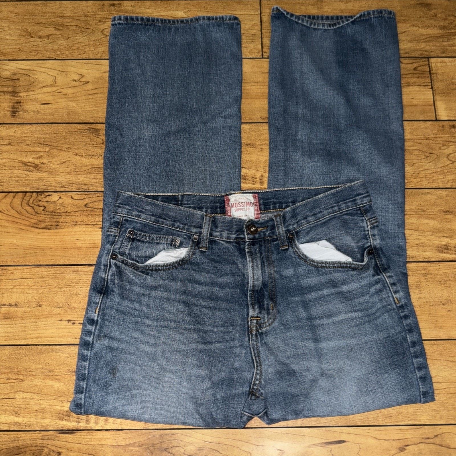 Denim & Co. × Mossimo Mossimo Supply Co Denim Jeans Blue 34x33 Size US 34 / EU 50 - 4 Thumbnail