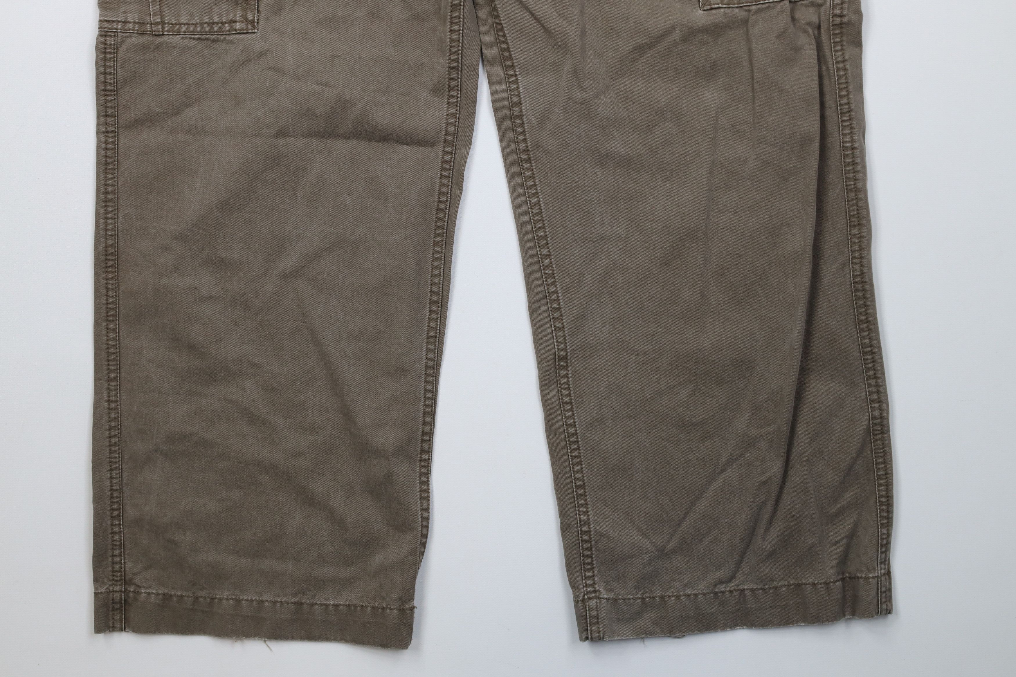 Gap Vintage 90s Y2K Gap Fit Wide Leg Cargo Pants Beige Cotton Size US 32 / EU 48 - 5 Thumbnail